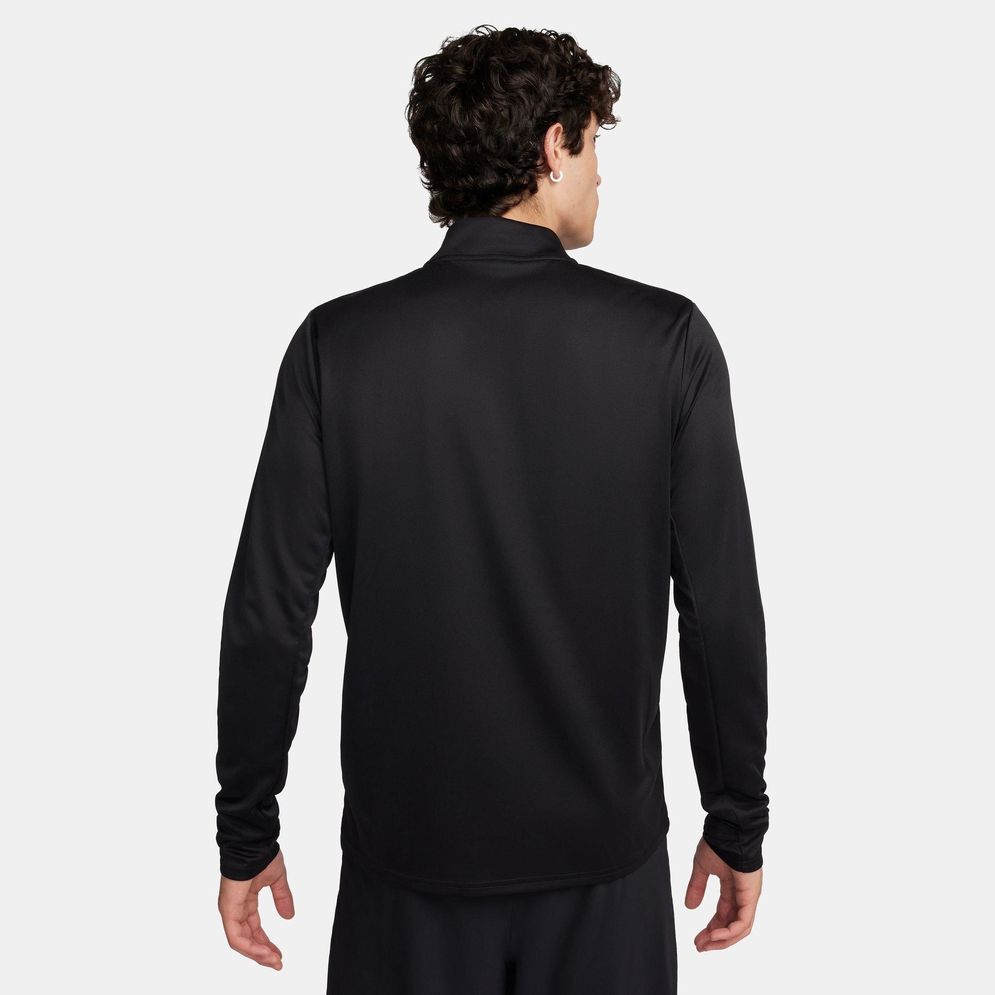 Schwarz - Nike - Half Zip Core Long Sleeve Running Top Mens - 4