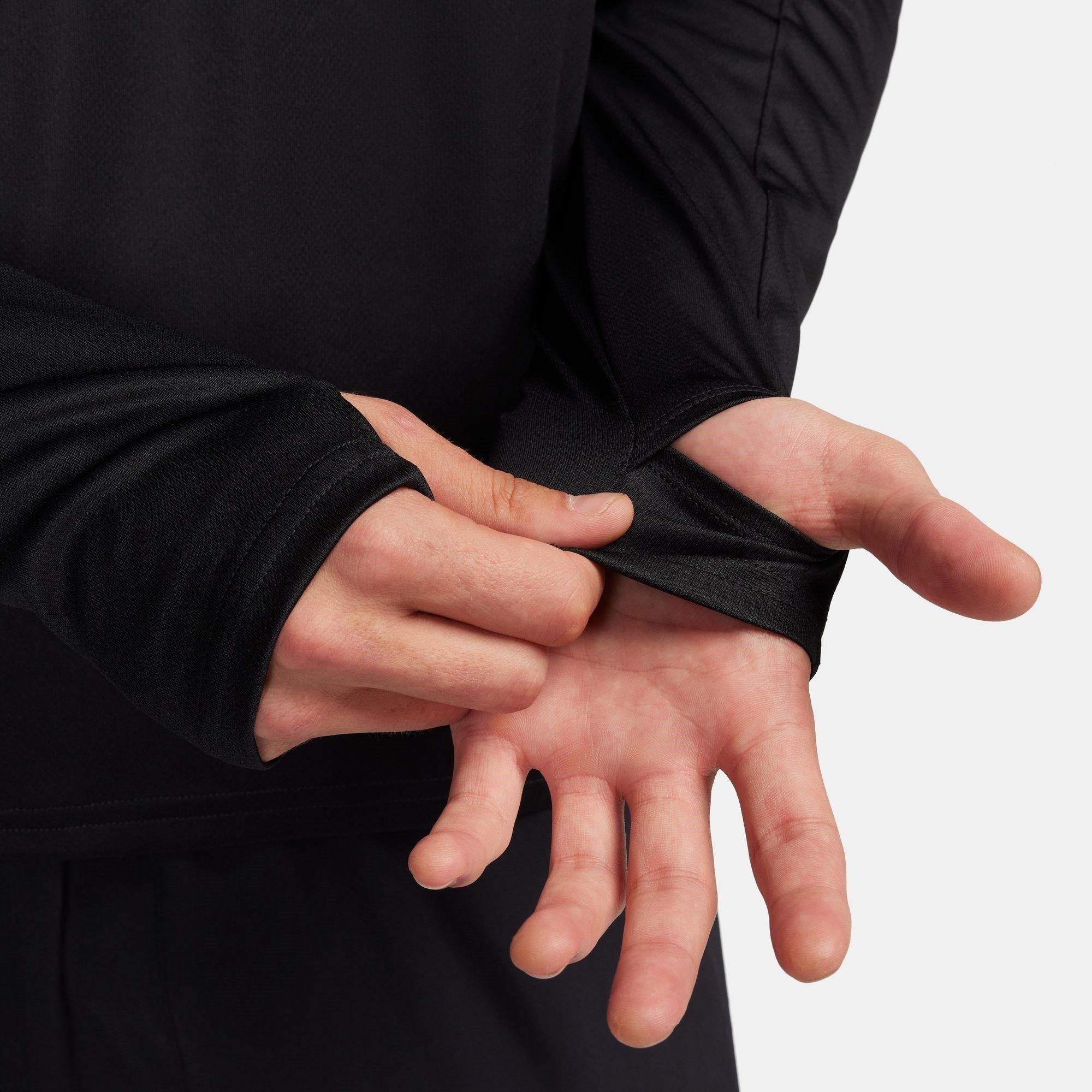 Schwarz - Nike - Half Zip Core Long Sleeve Running Top Mens - 6