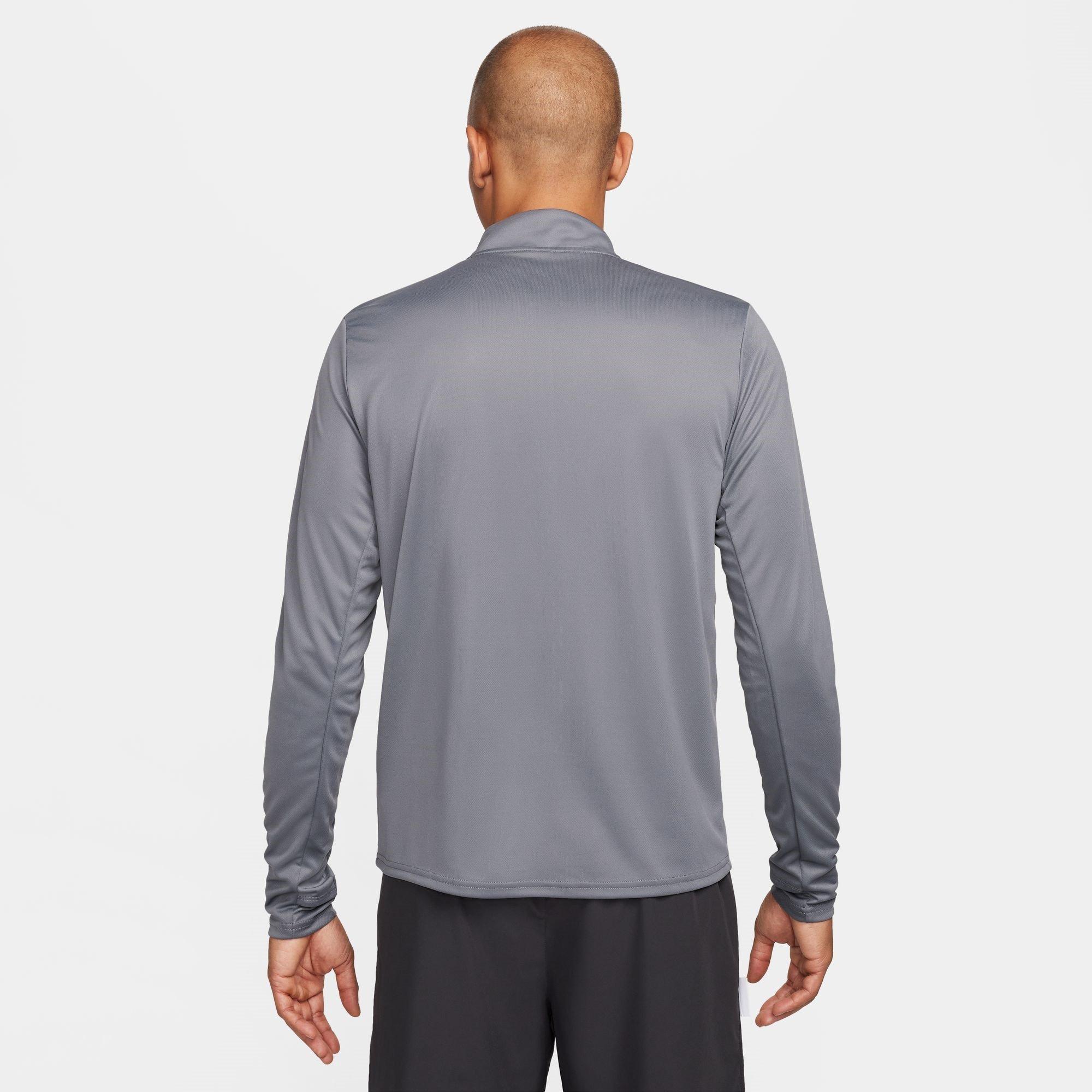 nike half zip grey top