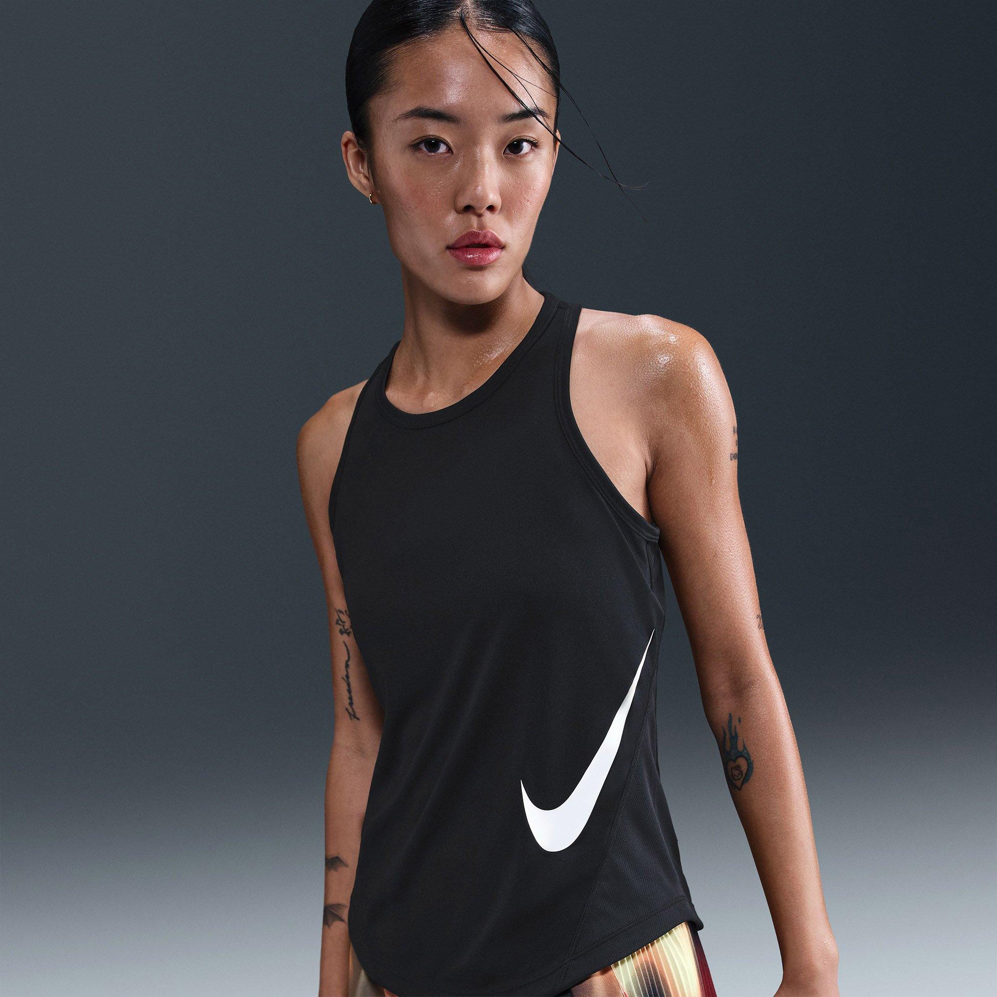 Black/White - Nike - Nike Tempo Swsh Tank Ld61 - 2