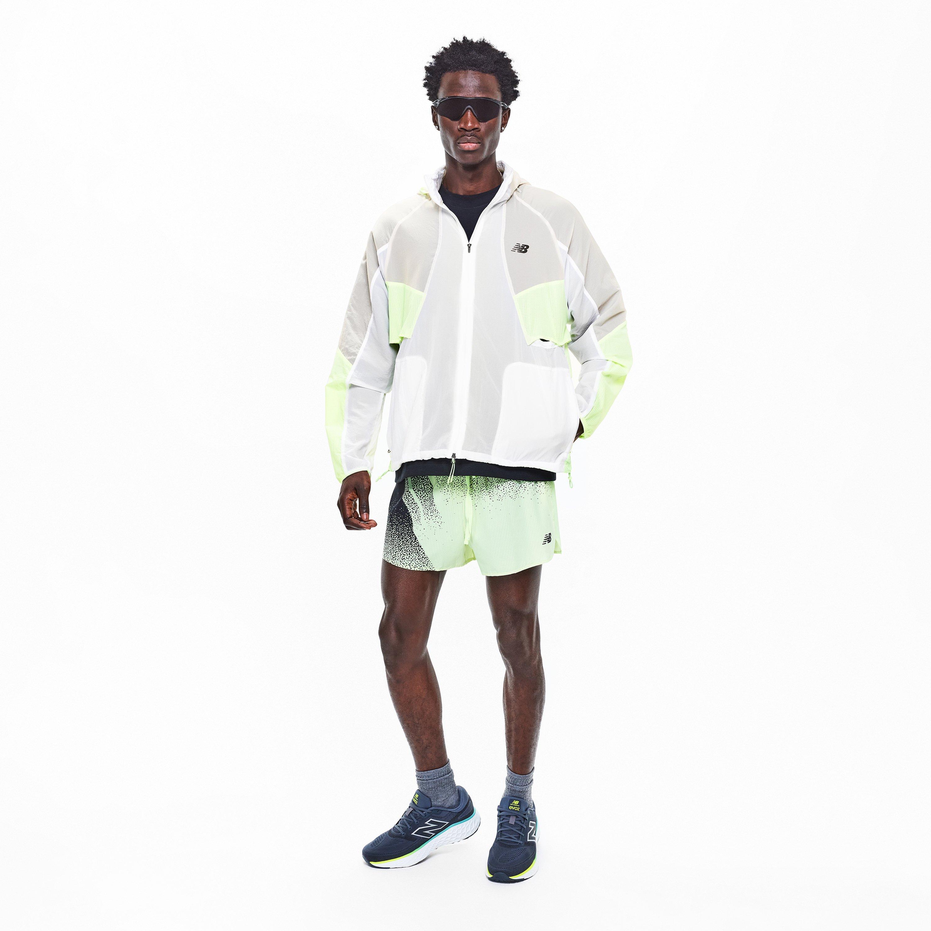 White/Grey/Grn - New Balance - NB RC Athletics Jacket - 6