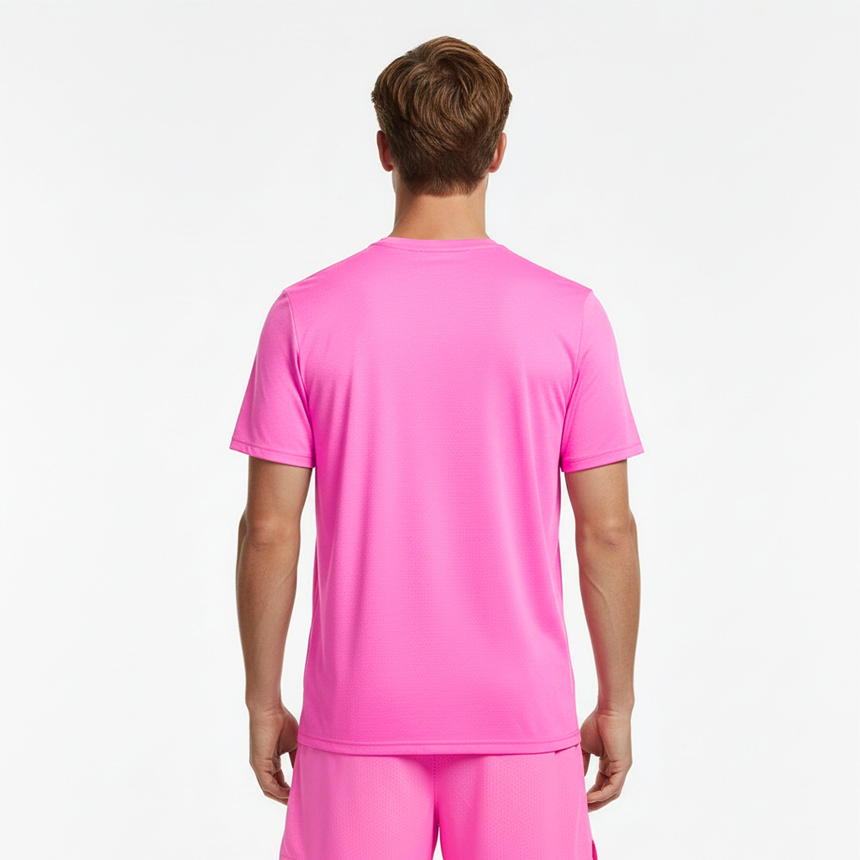 Pink - New Balance - NB RC Essentials Running T-Shirt Mens - 4