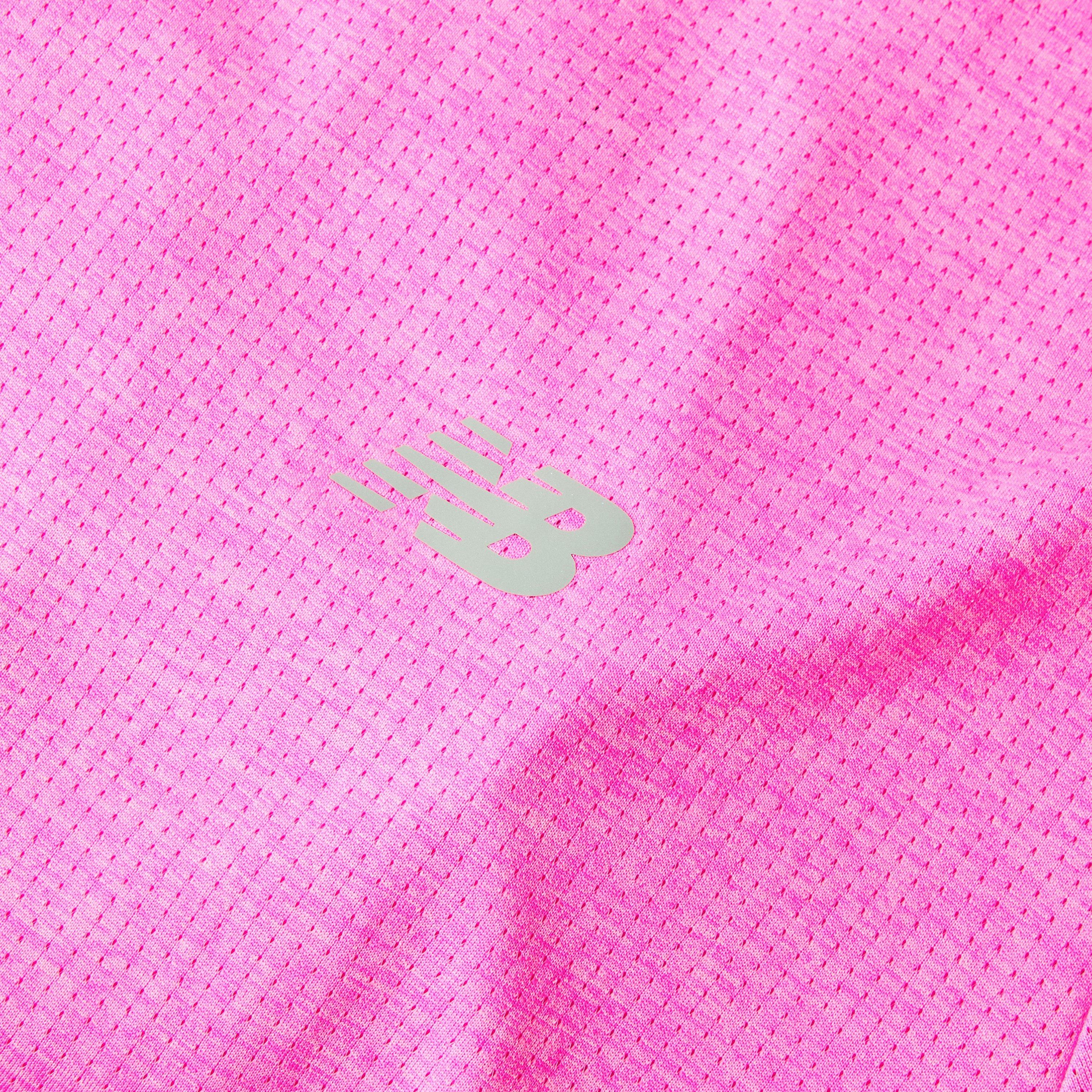 Pink - New Balance - NB RC Essentials Running T-Shirt Mens - 5