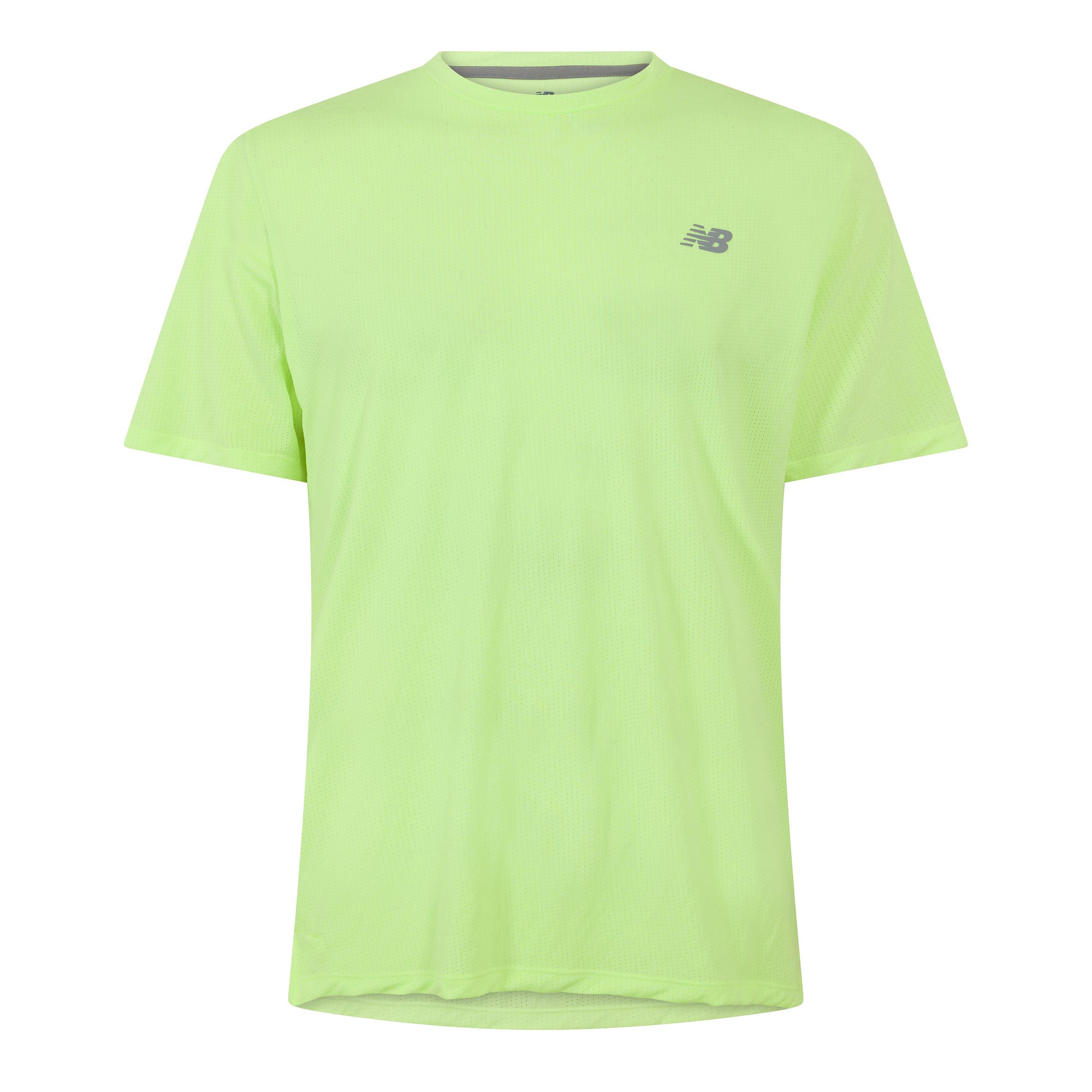 Green - New Balance - NB RC Essentials Running T-Shirt Mens - 1