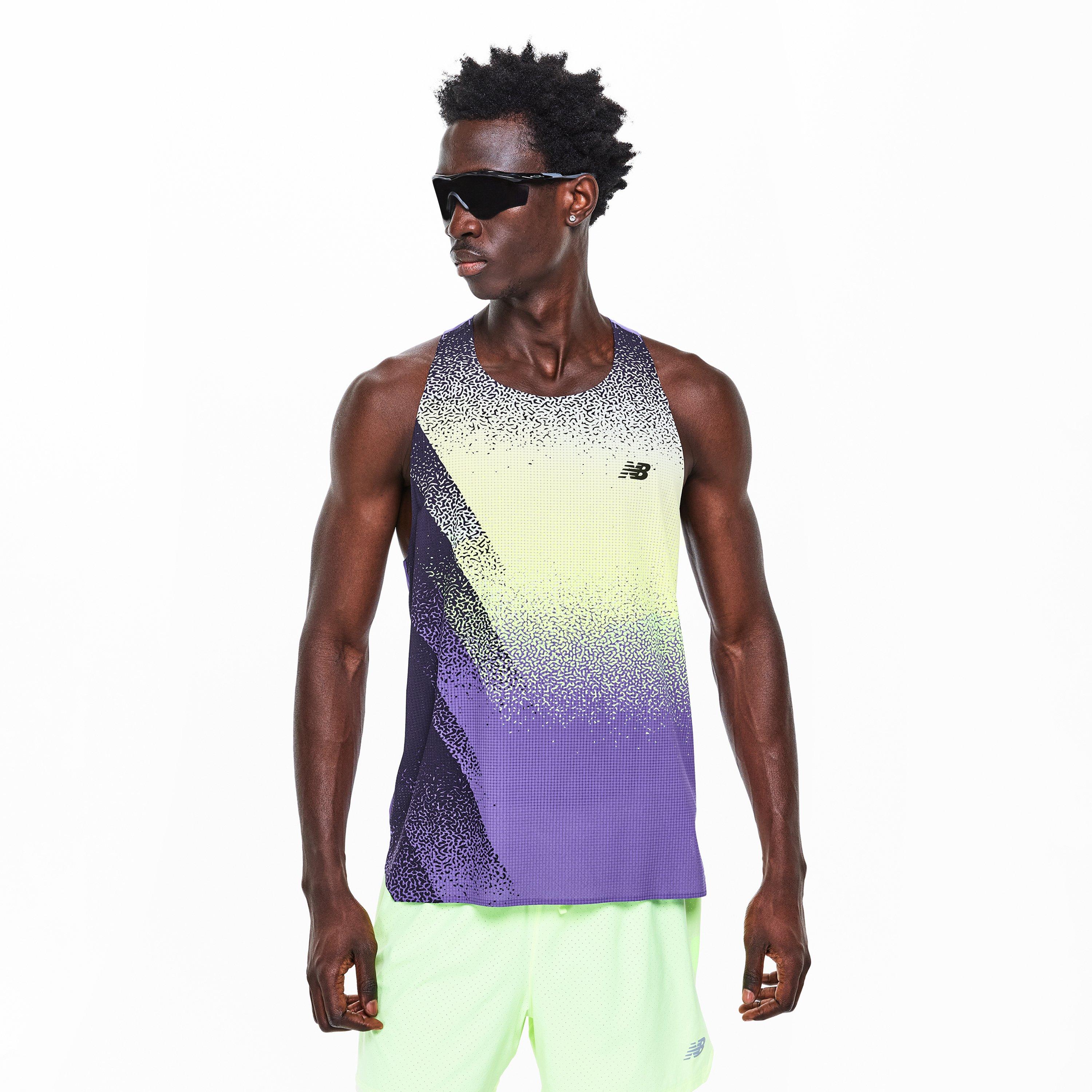 Blue - New Balance - NB Race Day Ultra Light Singlet - 3