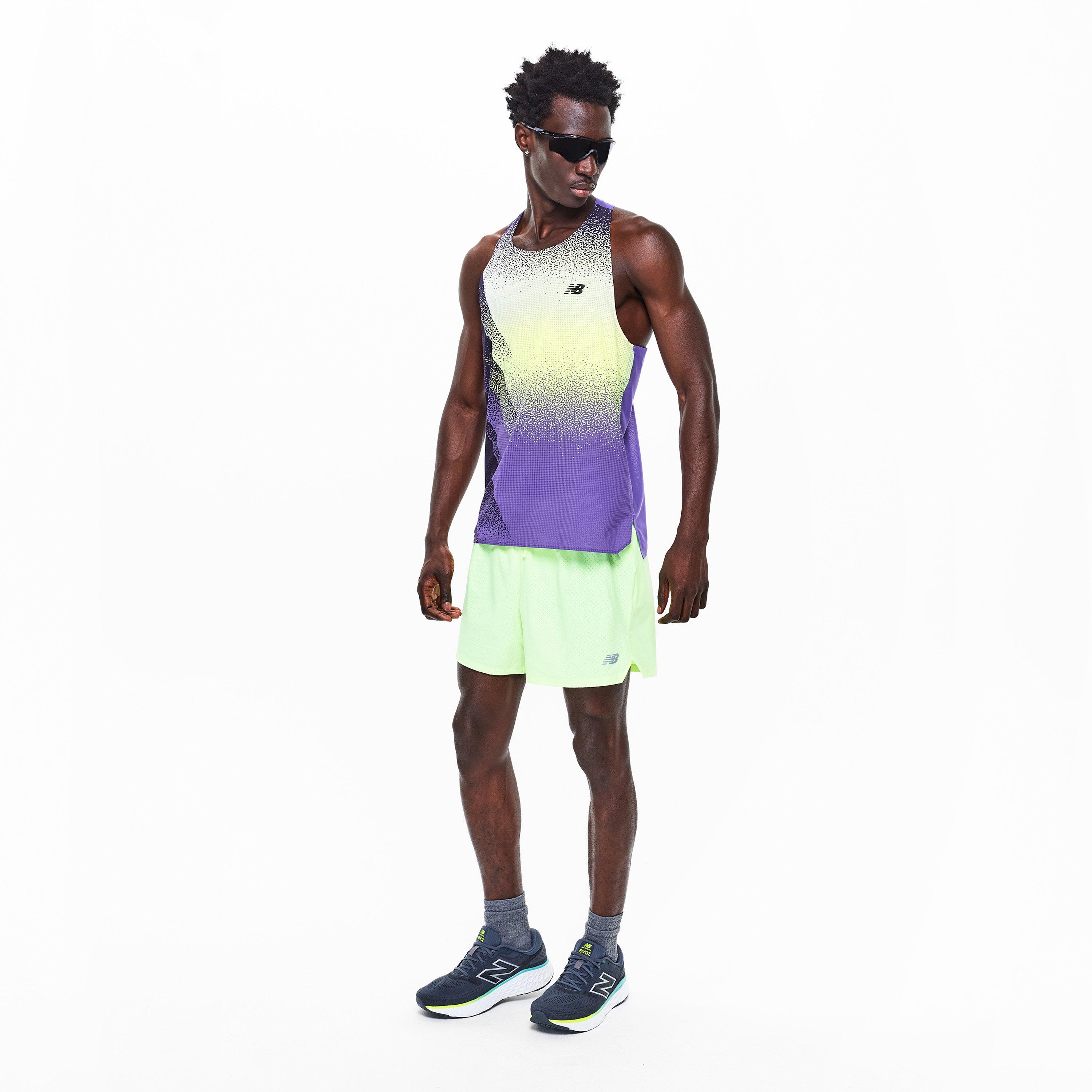 Blue - New Balance - NB Race Day Ultra Light Singlet - 6