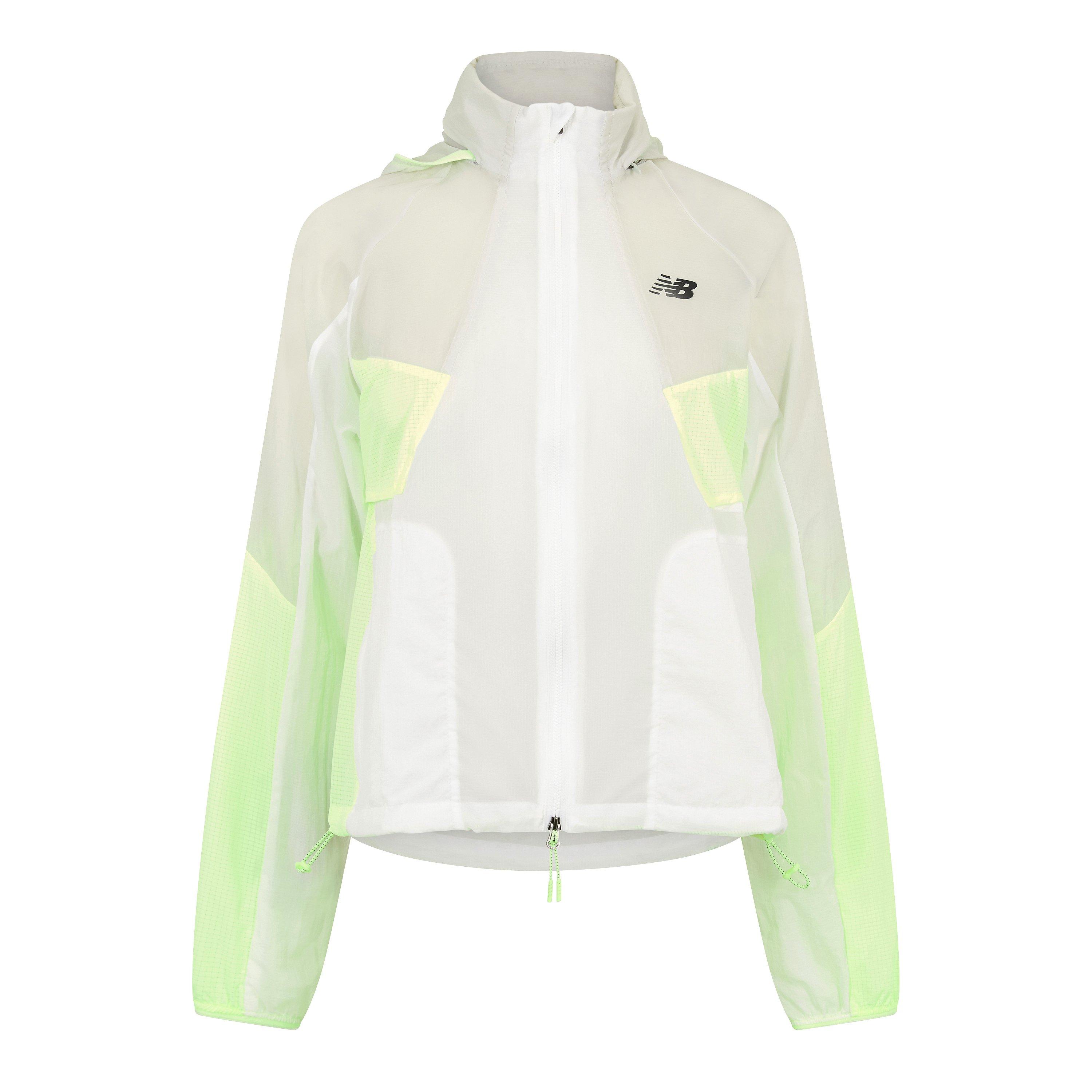 White/Grey/Grn - New Balance - NB RC Athletics Jacket - 1