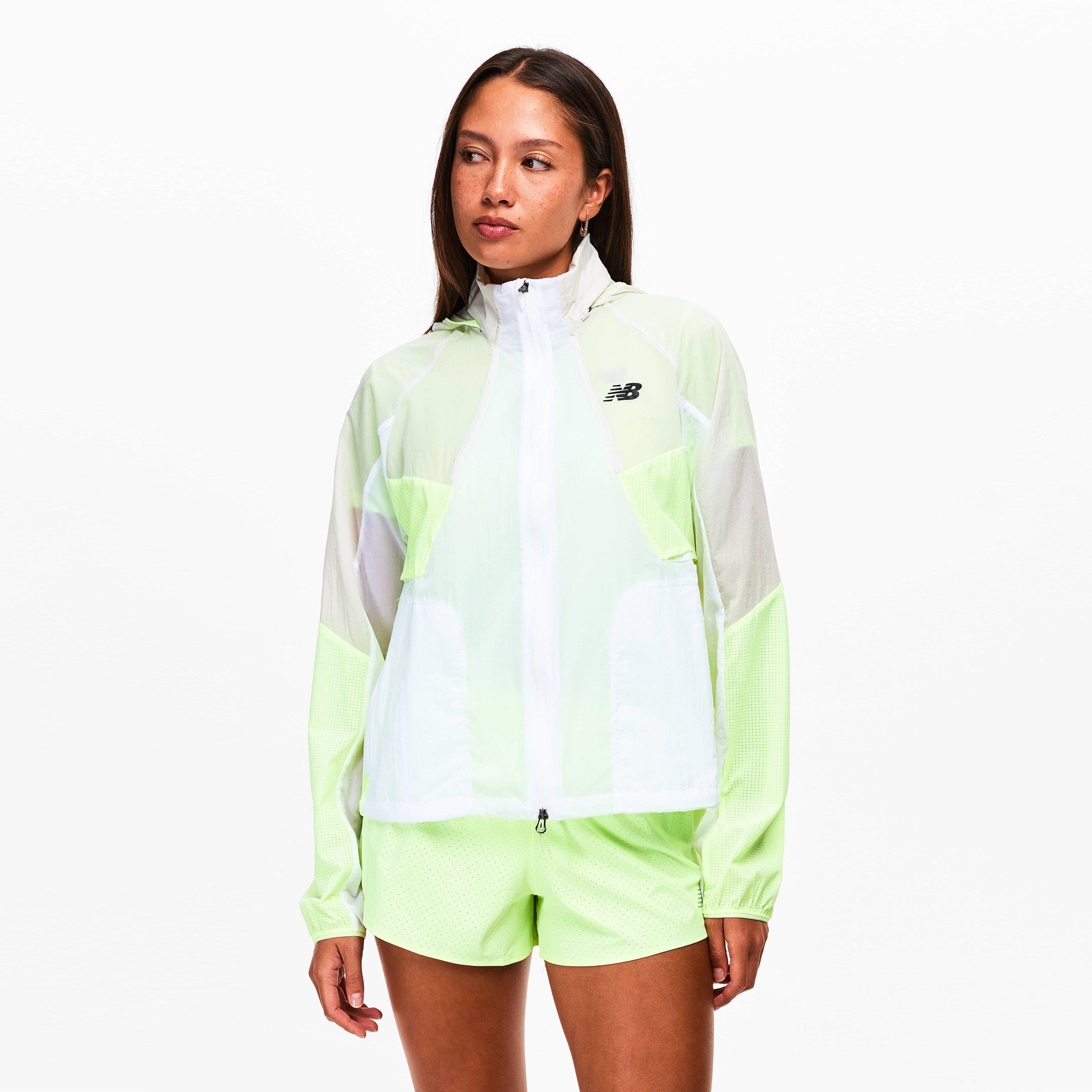 White/Grey/Grn - New Balance - NB RC Athletics Jacket - 3