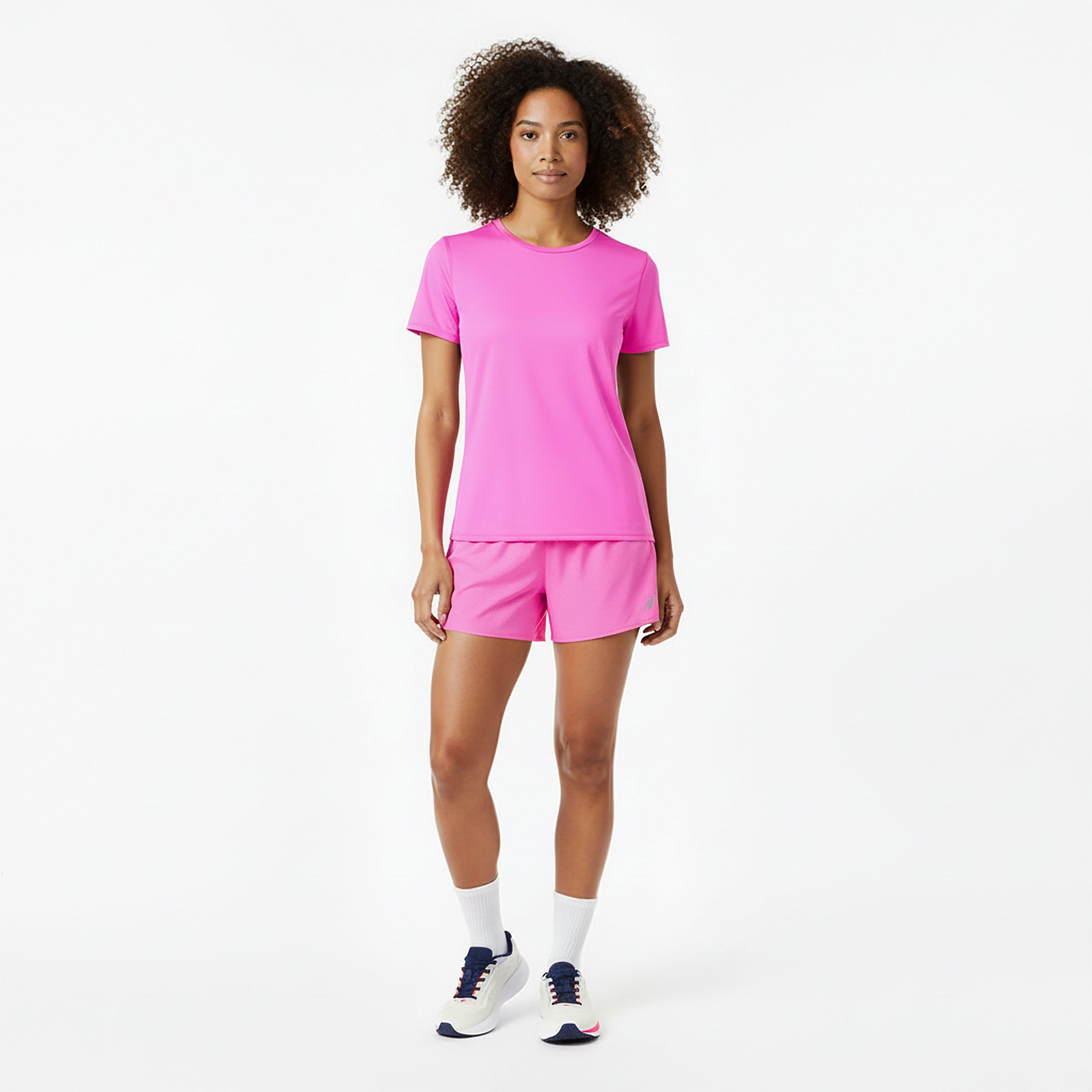 Pink - New Balance - NB RC Athletics 3 inch Running Shorts Womens - 6