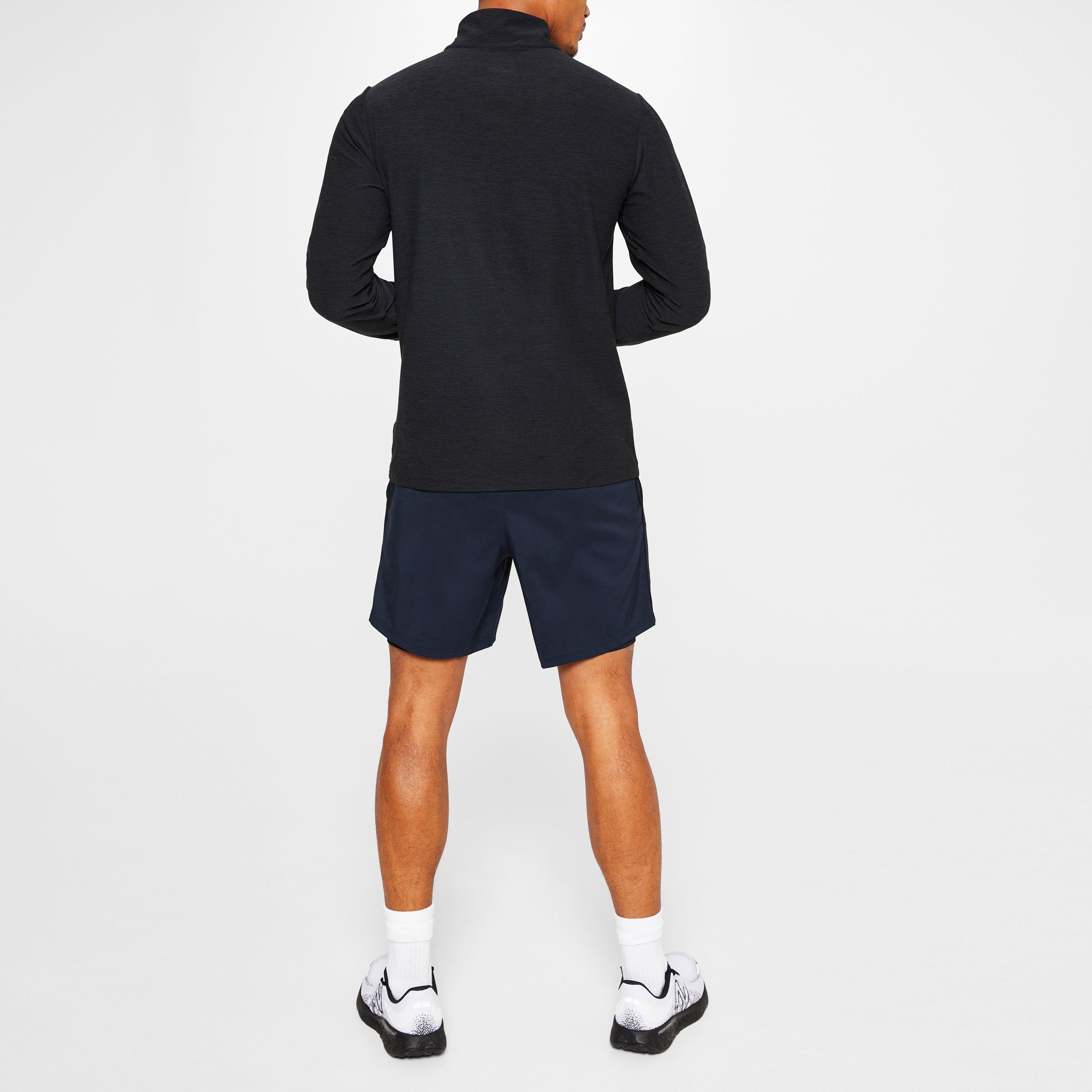 Zwart - New Balance - quarter Zip Running Top Mens - 4