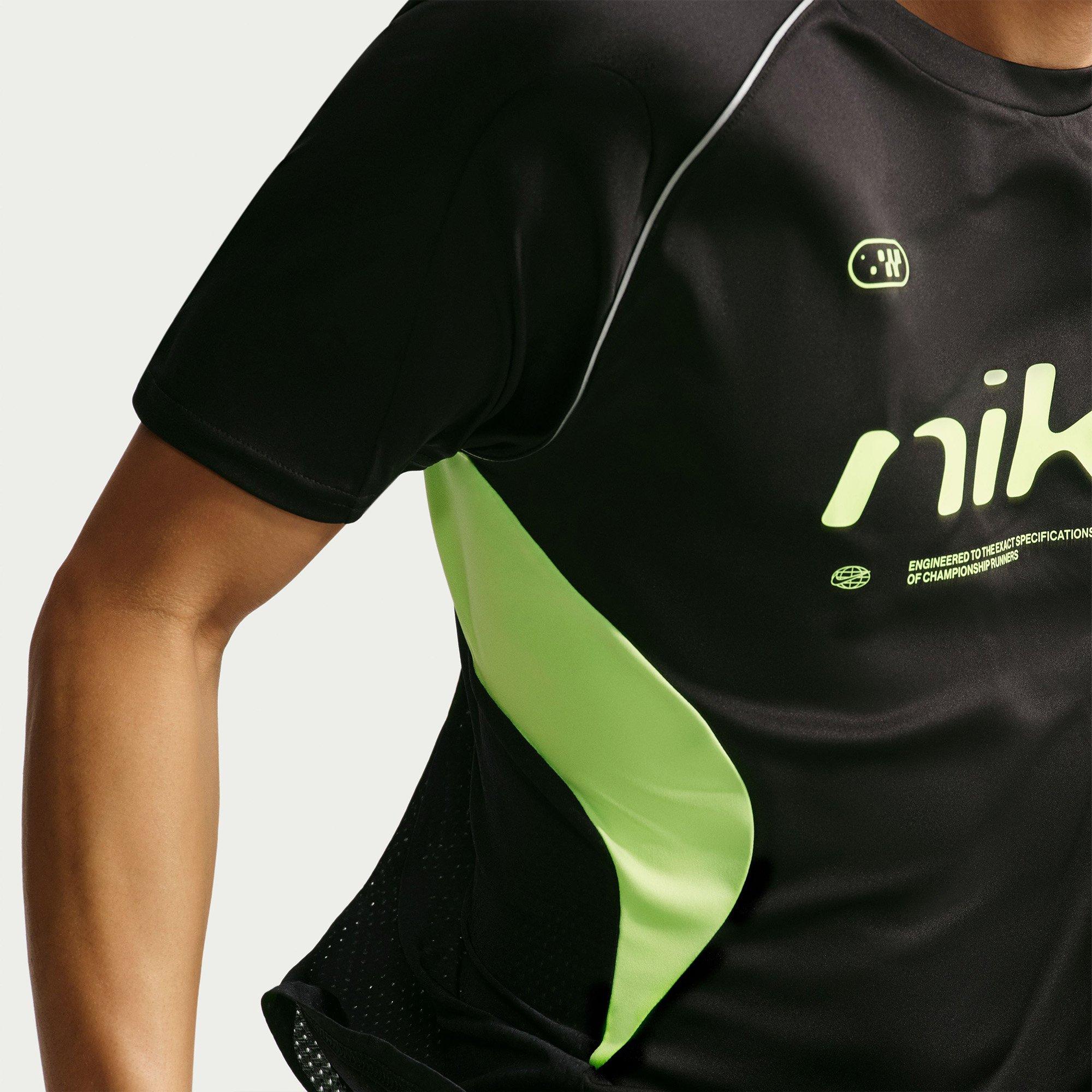 Black/Lemon - Nike - Nike Run Disrupt Top Sn71 - 3