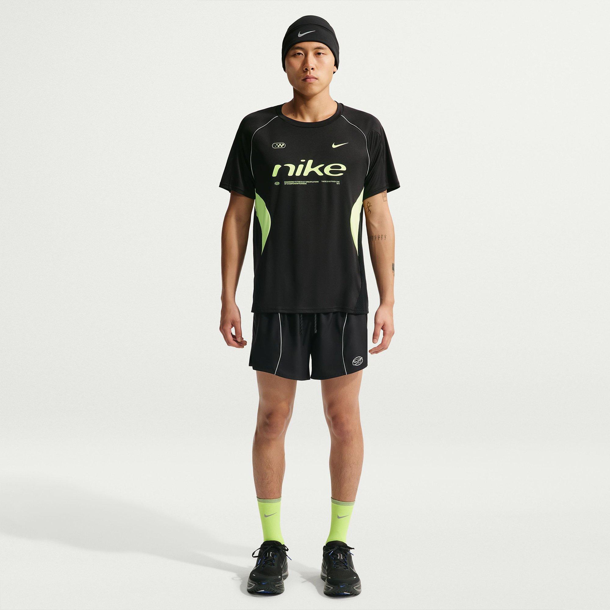 Black/Lemon - Nike - Nike Run Disrupt Top Sn71 - 5