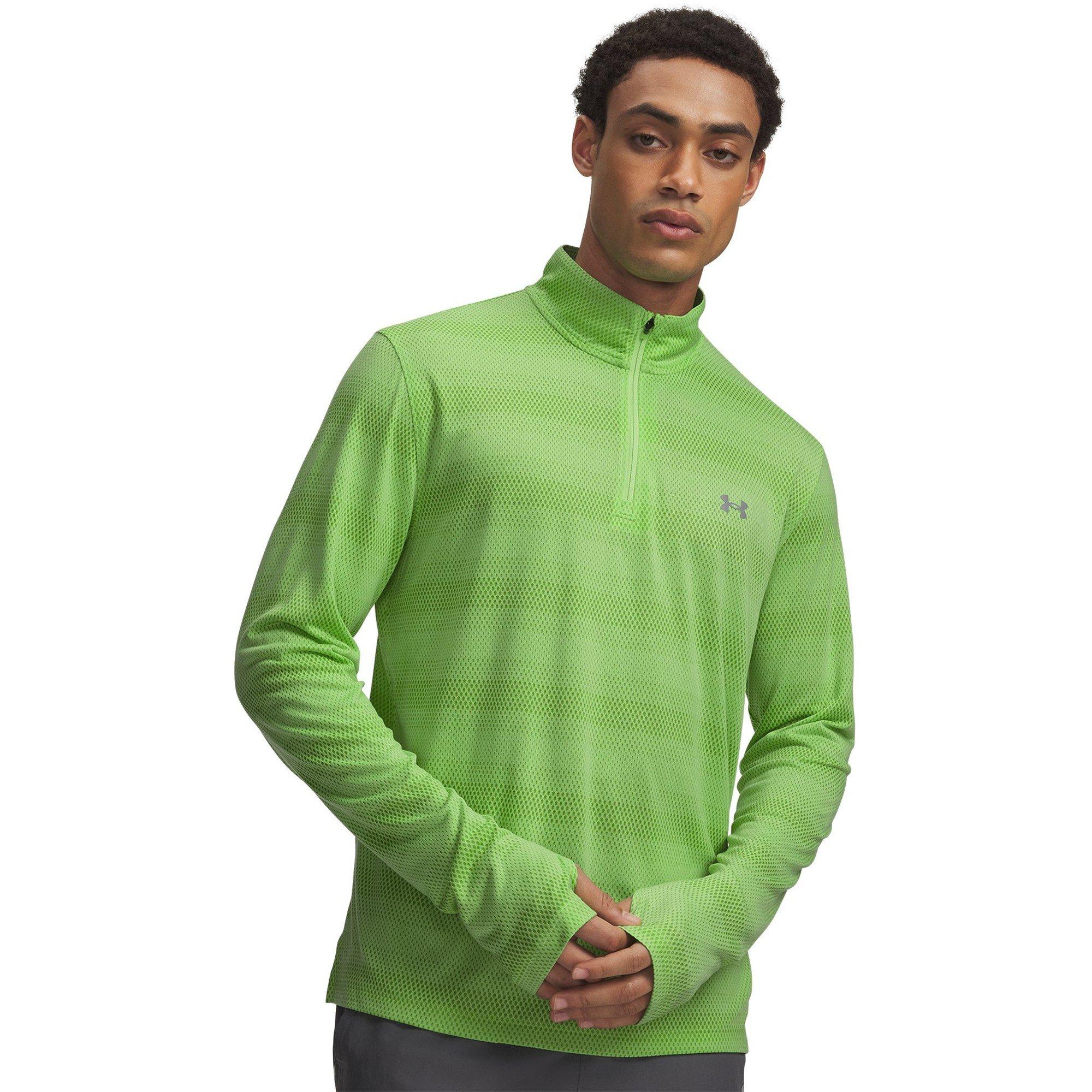 Under Armour Men's Ua Velociti ¼ Zip - Lumos Lime/Refl - 2XL