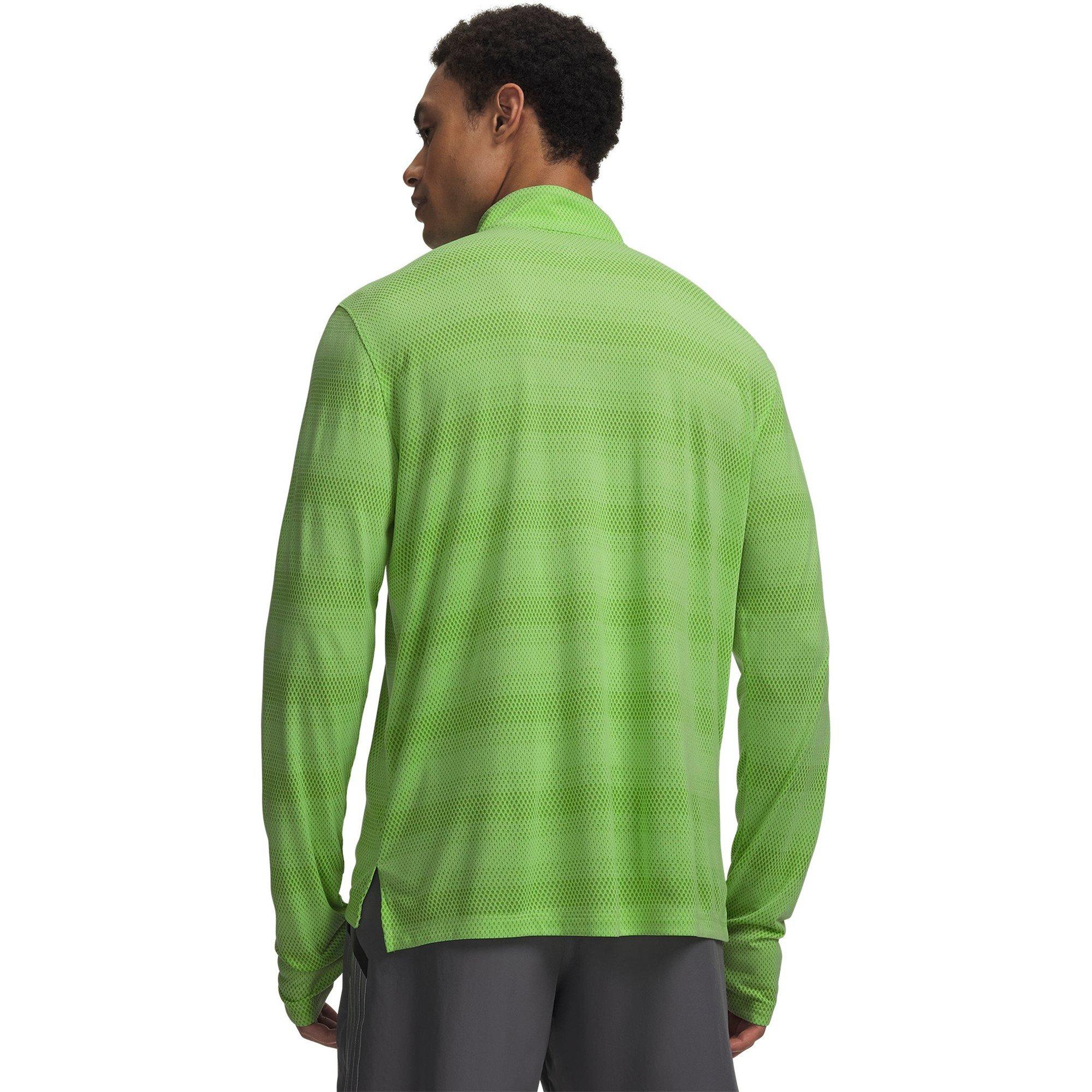 Lumos Lime/Refl - Under Armour - UA Velociti Mens ¼ Zip - 2