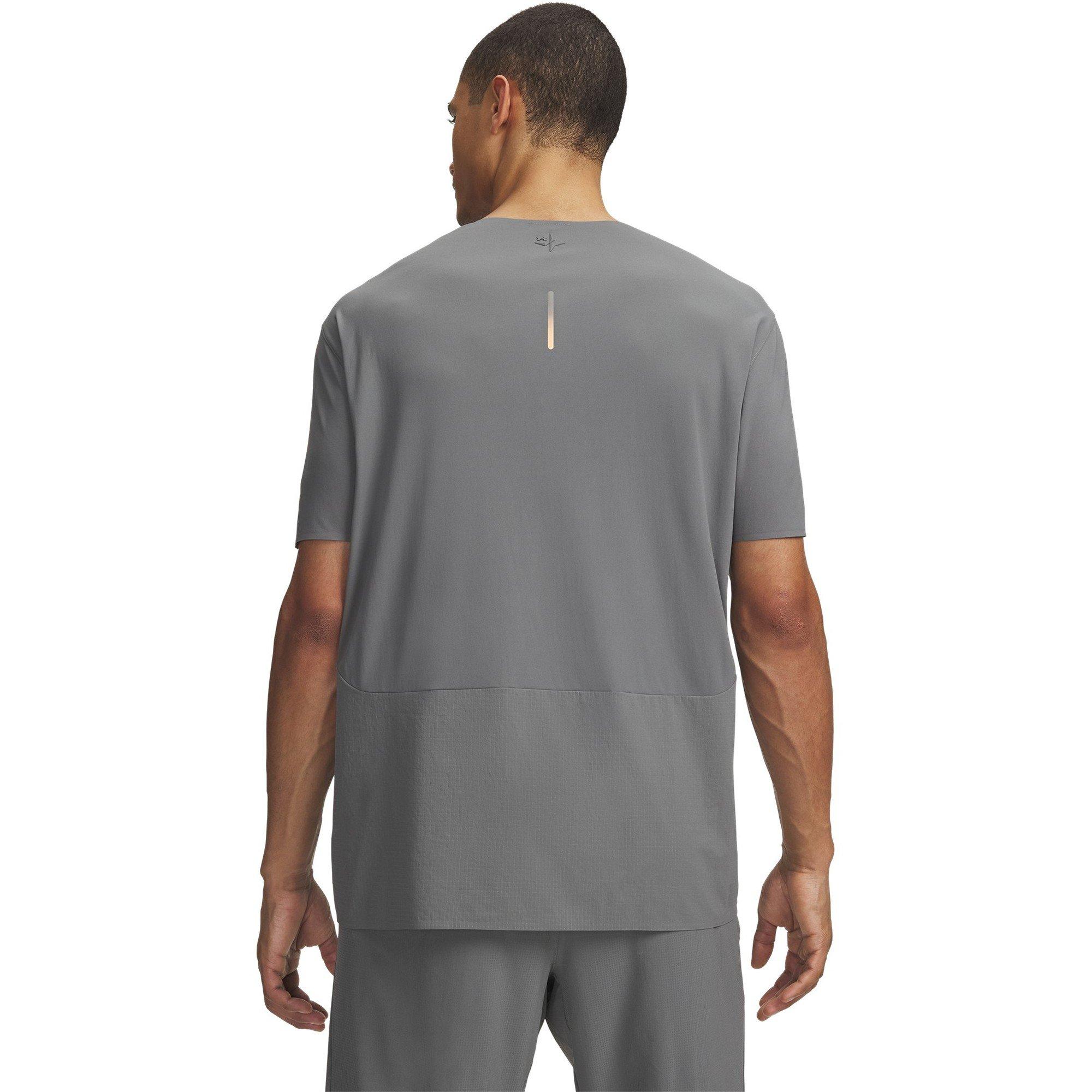 Vert/Orange - Under Armour - Men's Short Sleeve Performance Running Top - 2