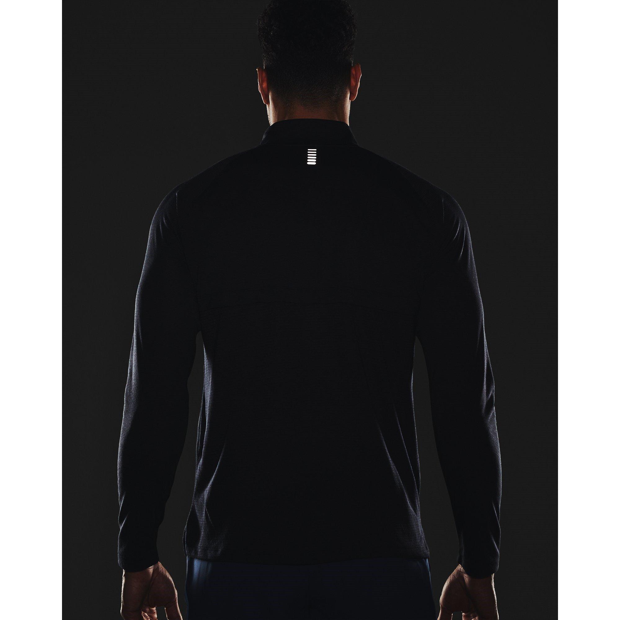 Black - Under Armour - Under Streaker Half Zip Top Mens - 5