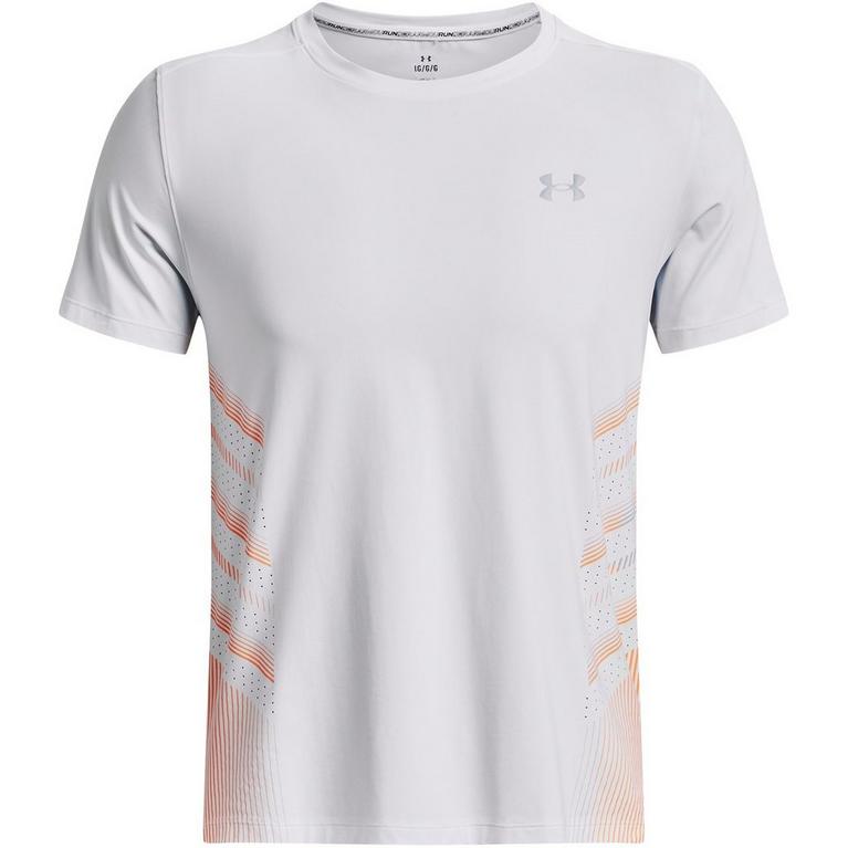 Blanc/Orange - Under Armour - UA  Launch Elite Graphic T-Shirt. Mens - 1