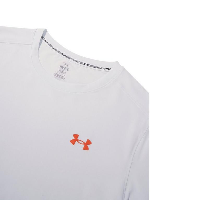 Blanc/Orange - Under Armour - UA  Launch Elite Graphic T-Shirt. Mens - 8