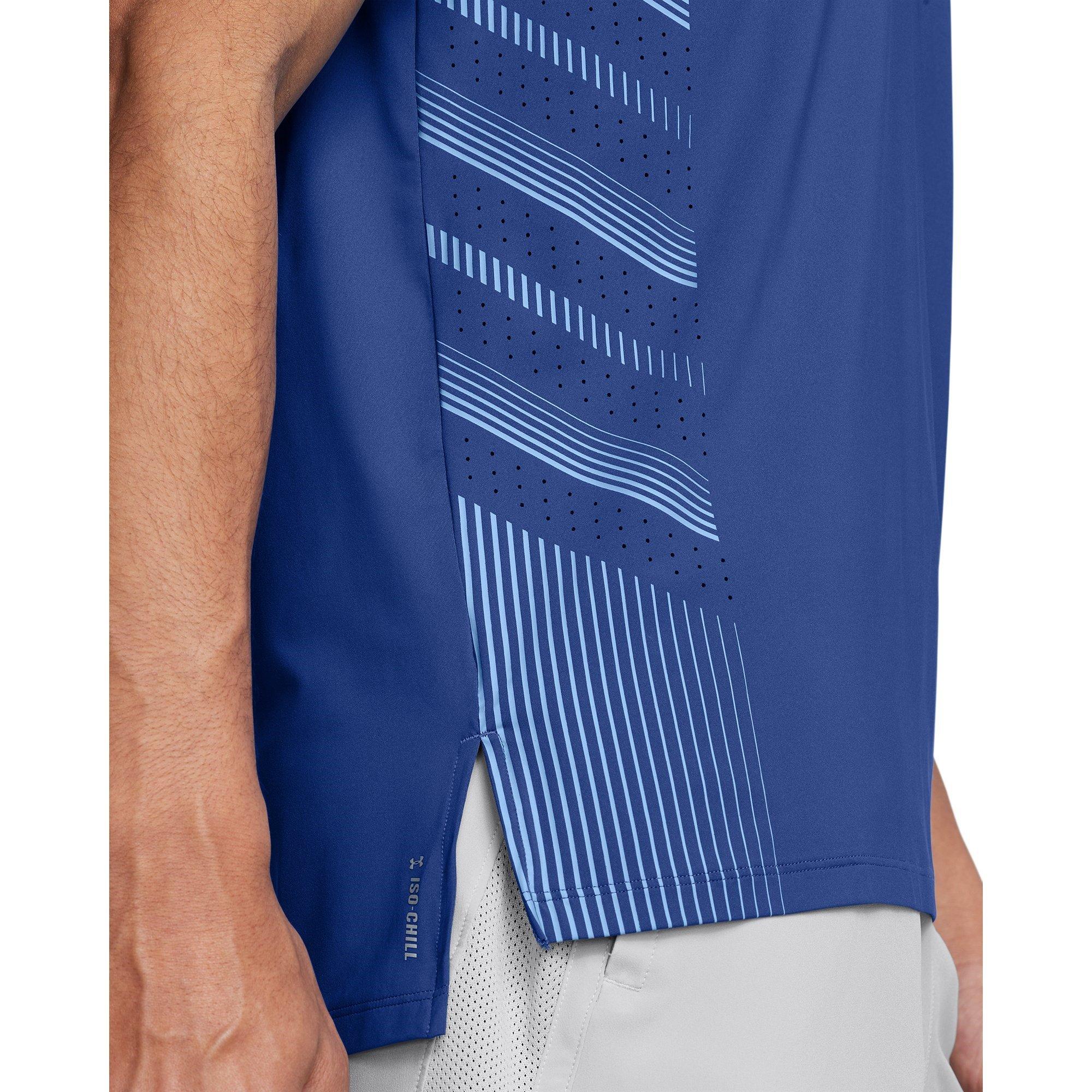 Blue - Under Armour - Launch Elite Graphic T-Shirt. Mens - 4