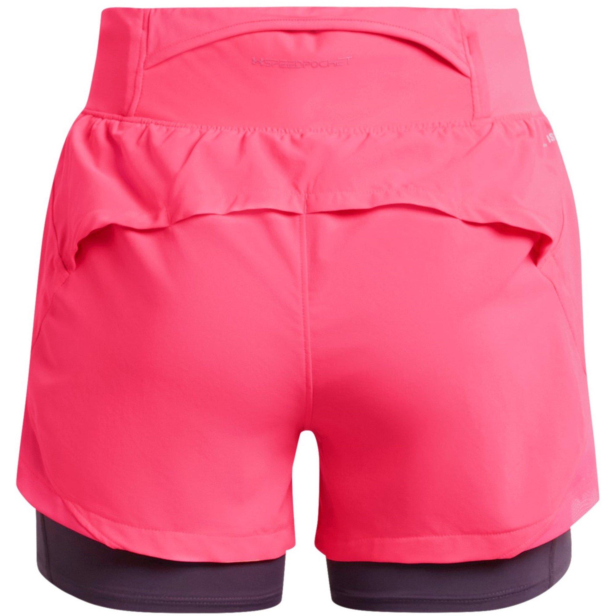 Pink Shock - Under Armour - Run Elite 2-in-1 Running Shorts - 2