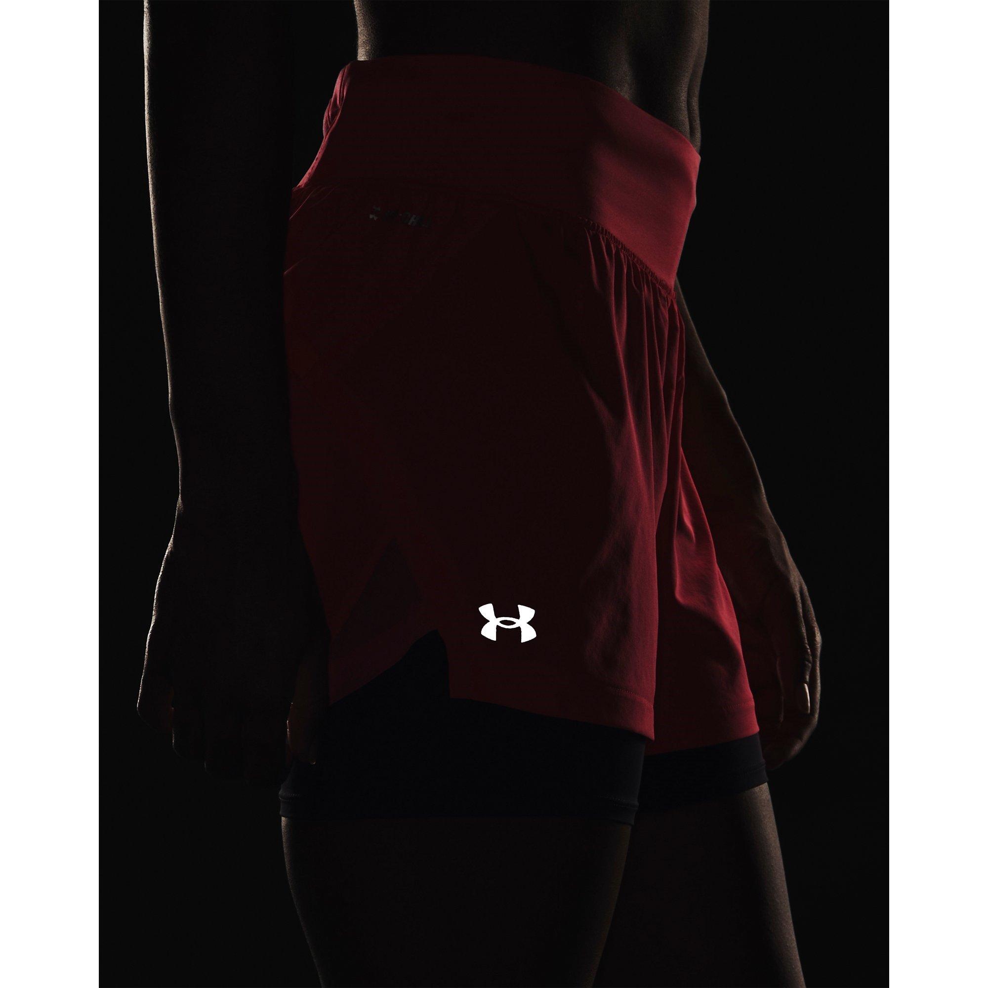 Pink Shock - Under Armour - Run Elite 2-in-1 Running Shorts - 11