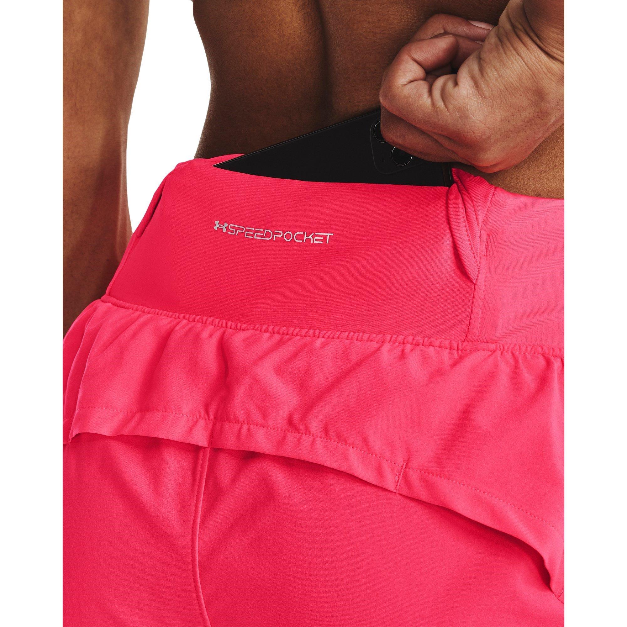 Pink Shock - Under Armour - Run Elite 2-in-1 Running Shorts - 10