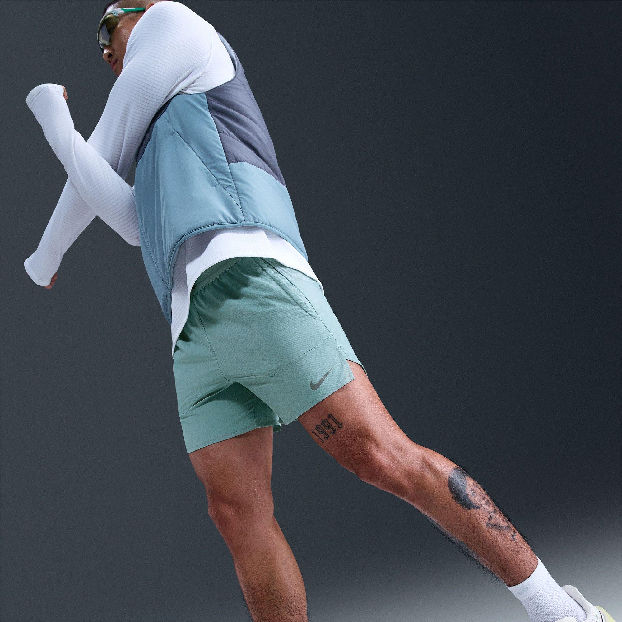 Cannon/Blk/Silv - Nike - Nike Stride 5In Shrt Sn61 - 2