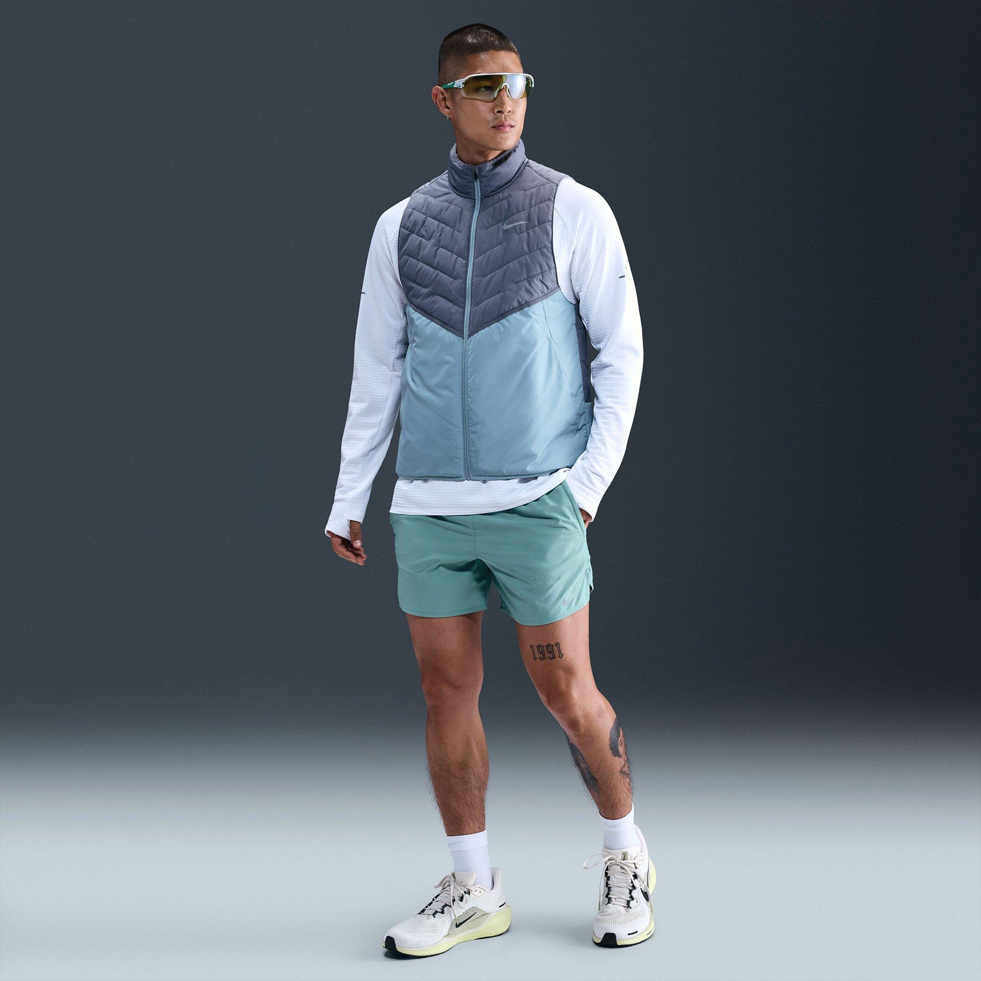 Cannon/Blk/Silv - Nike - Nike Stride 5In Shrt Sn61 - 3