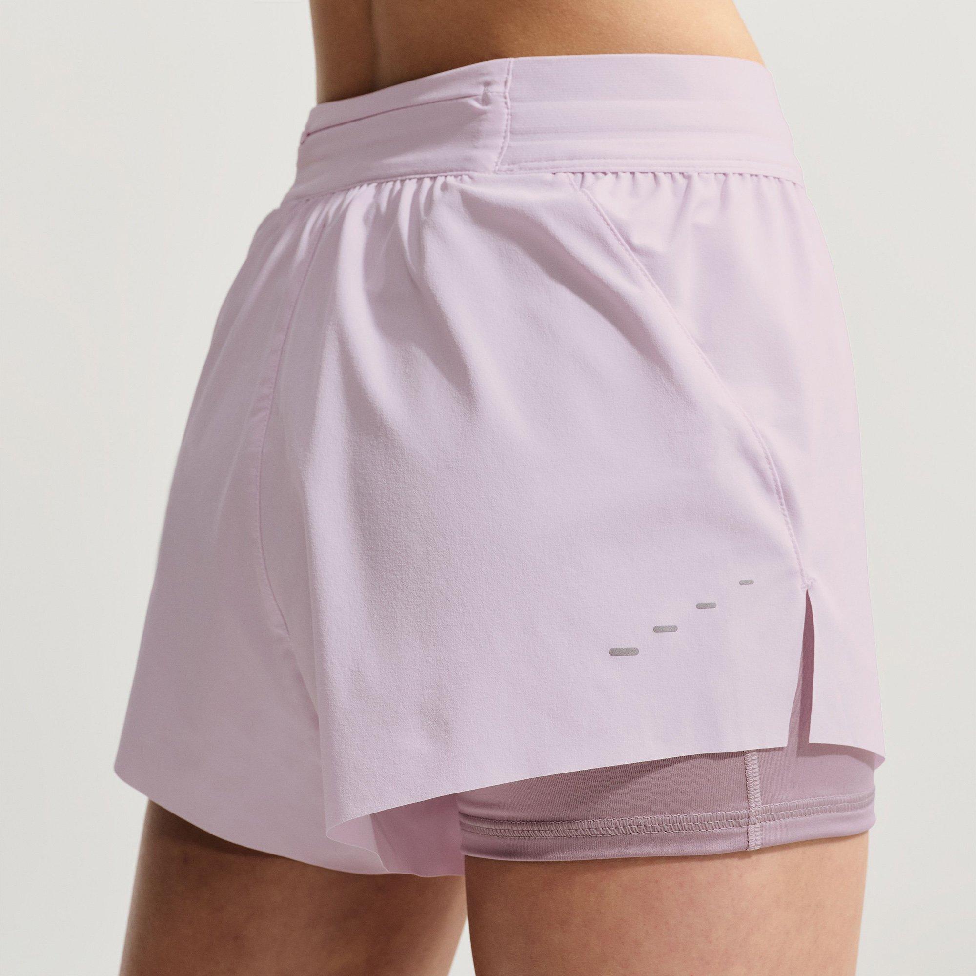 Lilac/Silver - Nike - Women's Swift 2-in-1 Running Shorts - 5