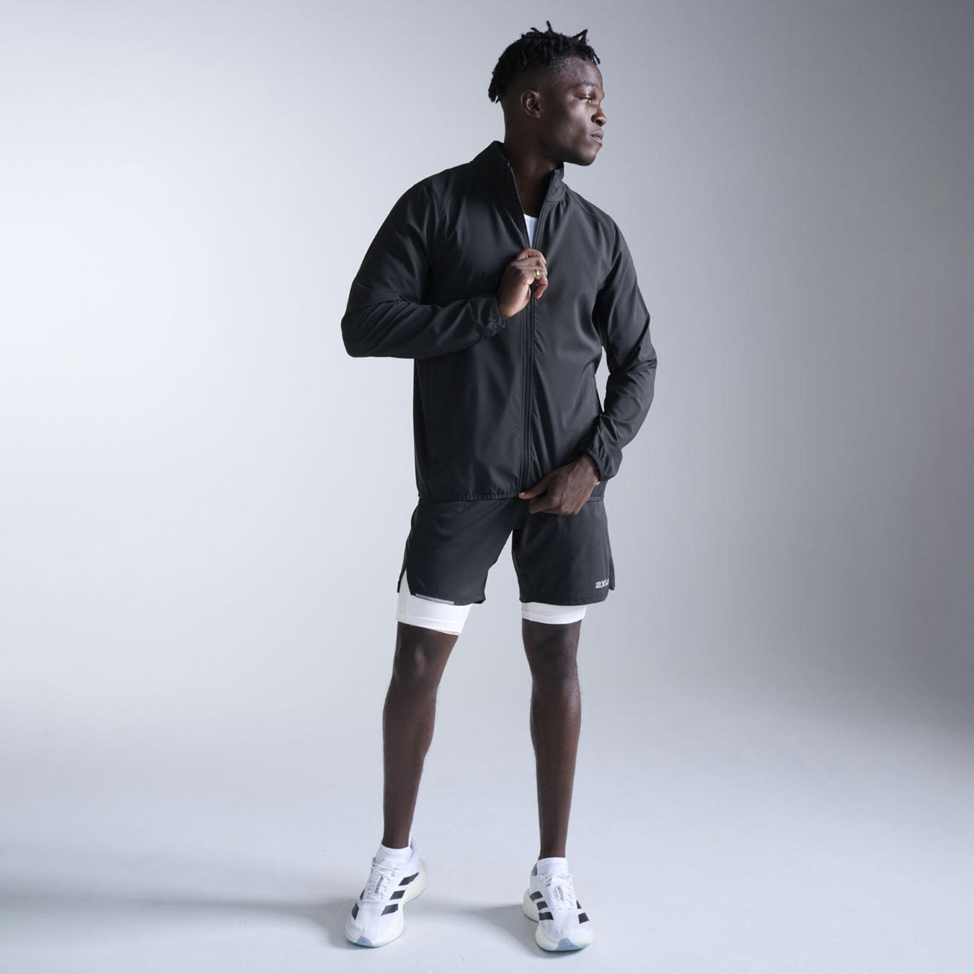 Black/Silver - 2XU - Men's Performance Running Jacket - 3