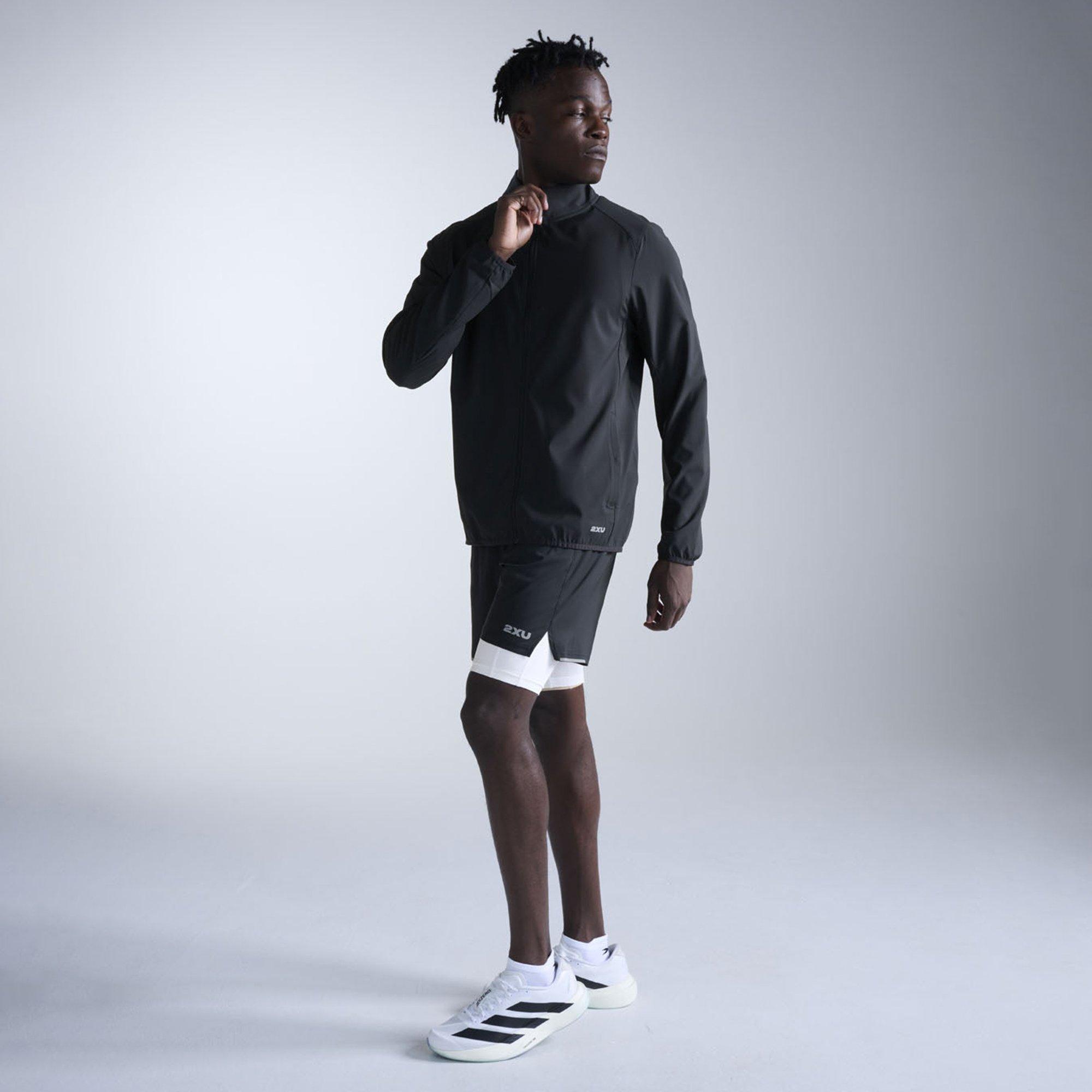 Black/Silver - 2XU - Men's Performance Running Jacket - 4