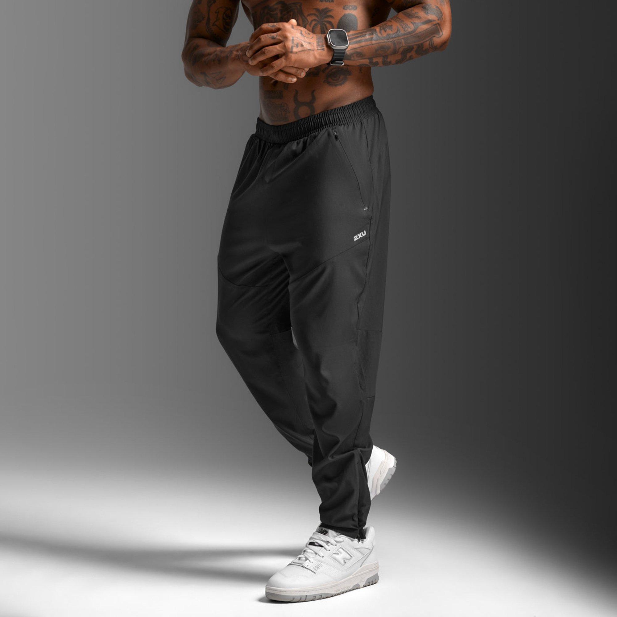 Black/Silver - 2XU - Men's Performance Tracksuit Bottom - 4