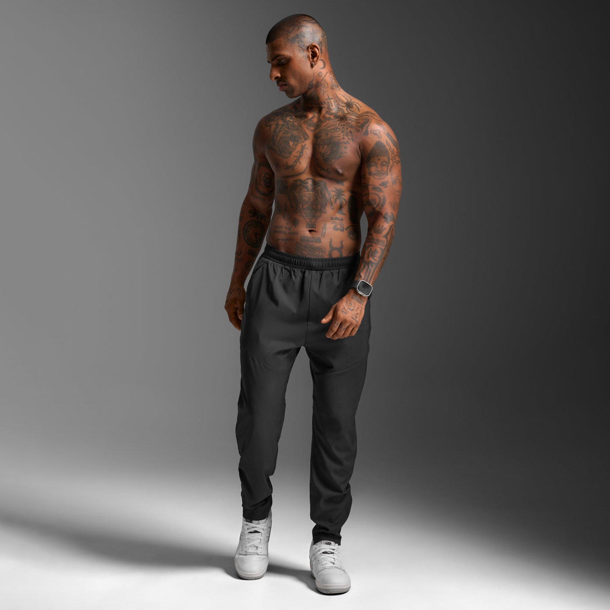 Black/Silver - 2XU - Men's Performance Tracksuit Bottom - 5