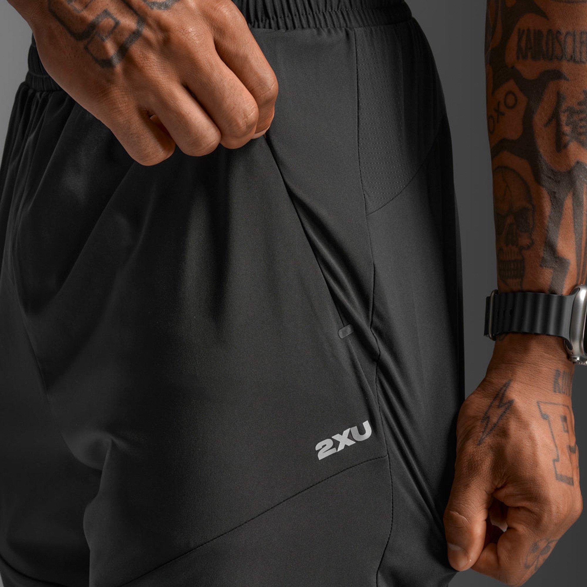 Black/Silver - 2XU - Men's Performance Tracksuit Bottom - 6