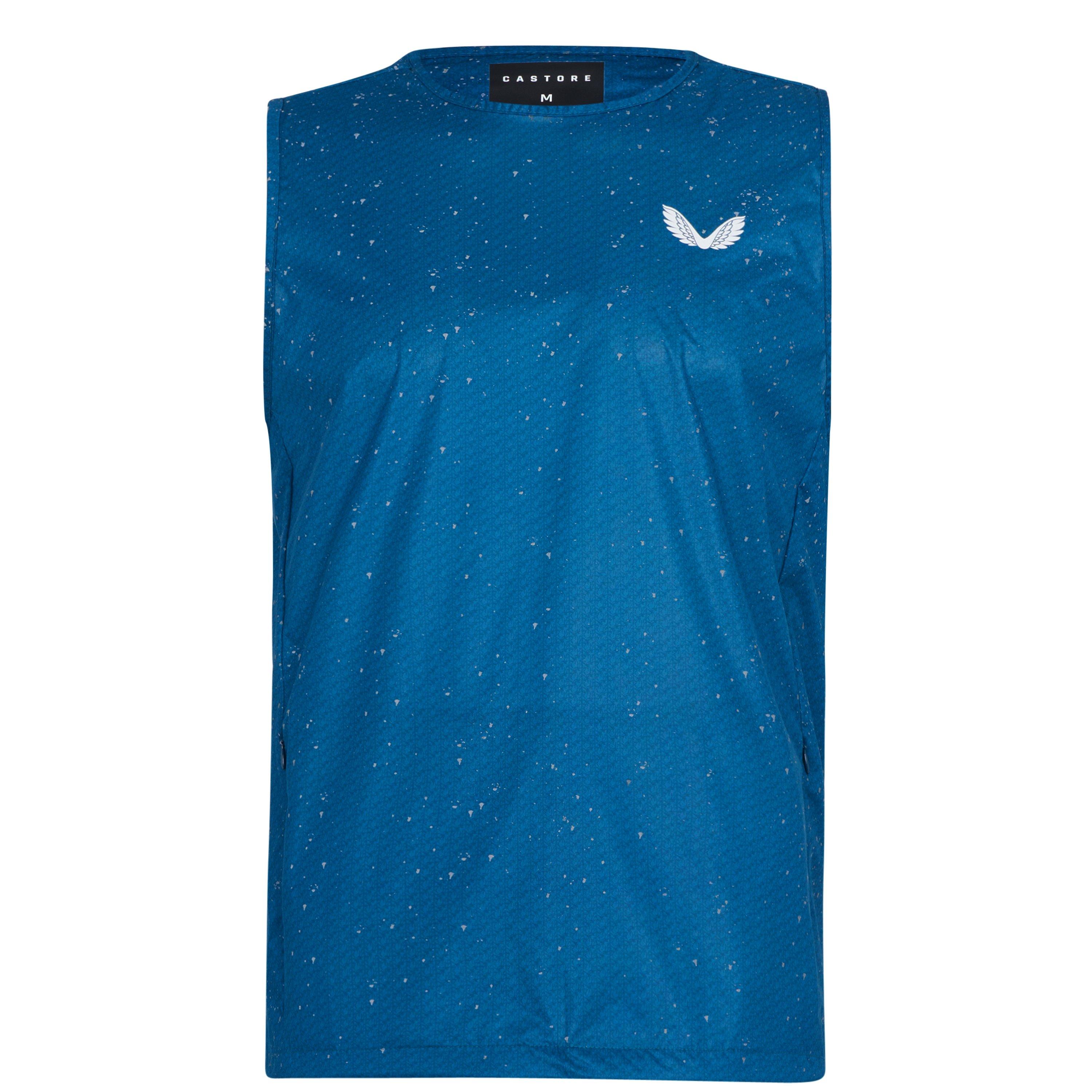 Verde azulado - Castore - Men's Triton Water Resistant Reflective Performance Training Jacket - 12