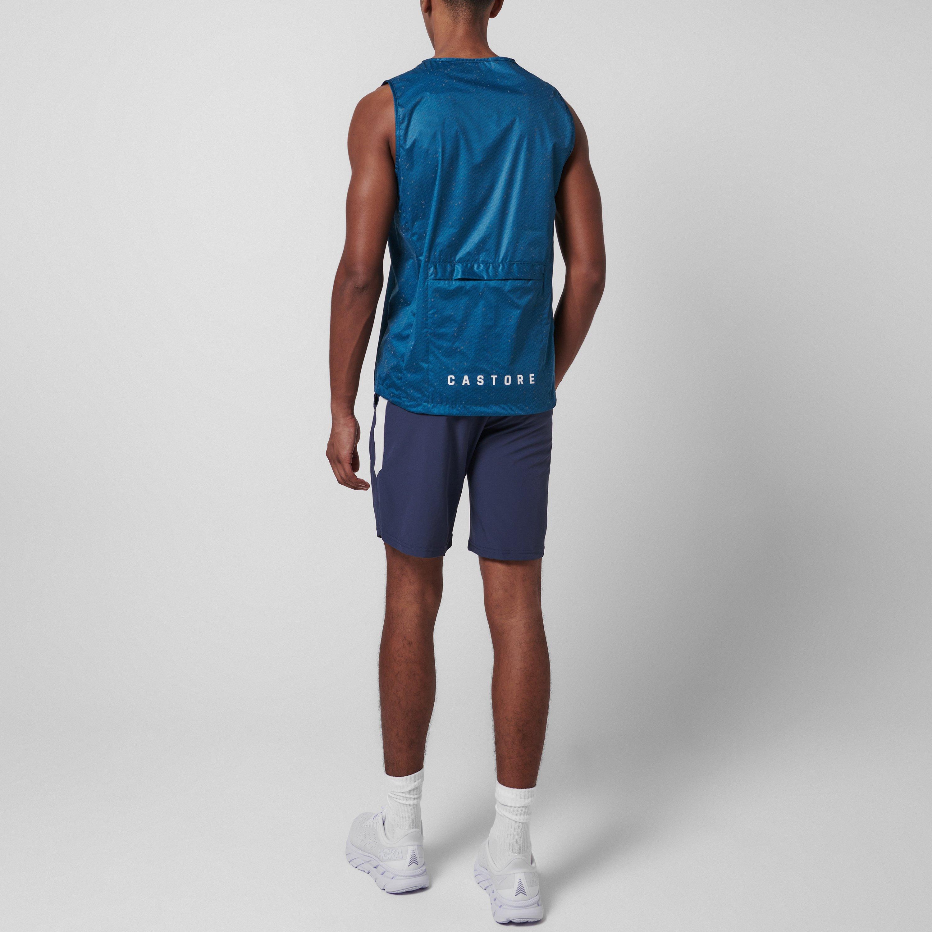 Verde azulado - Castore - Men's Triton Water Resistant Reflective Performance Training Jacket - 4