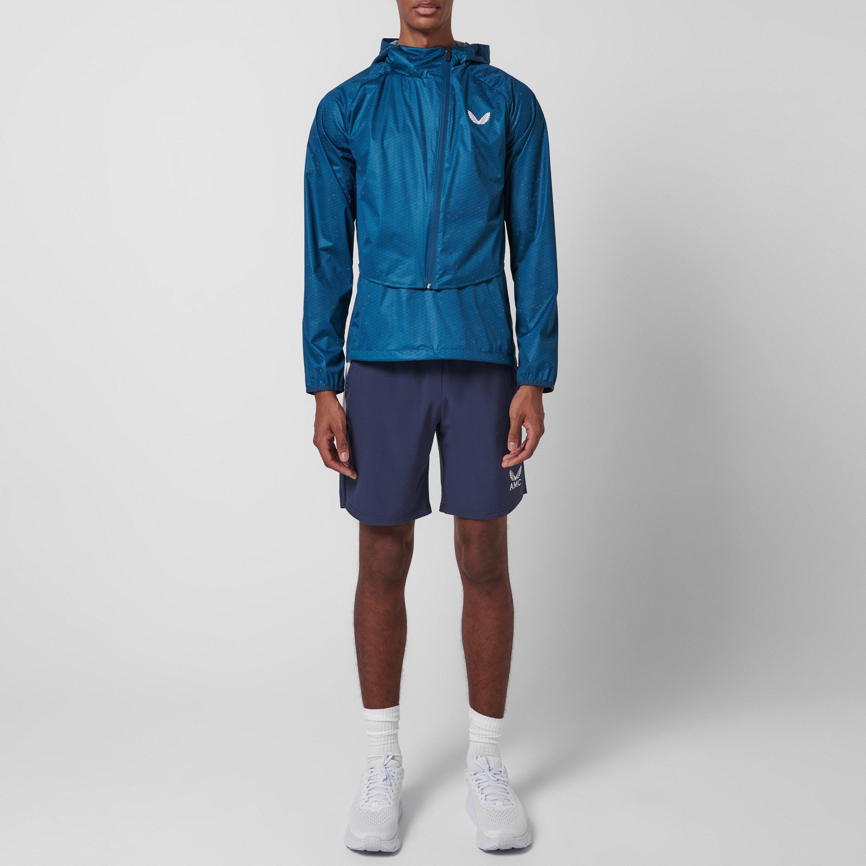 Verde azulado - Castore - Men's Triton Water Resistant Reflective Performance Training Jacket - 5