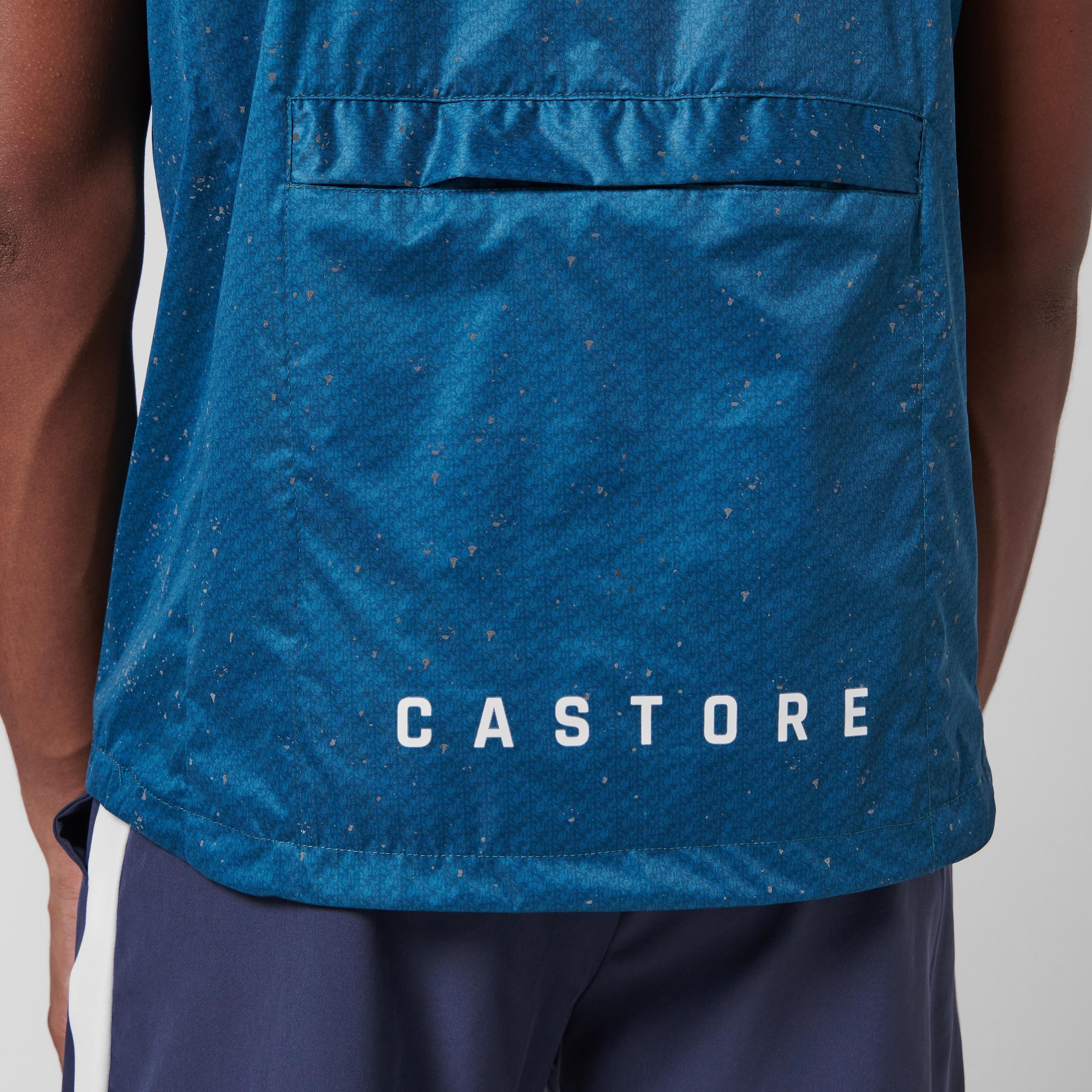 Verde azulado - Castore - Men's Triton Water Resistant Reflective Performance Training Jacket - 7