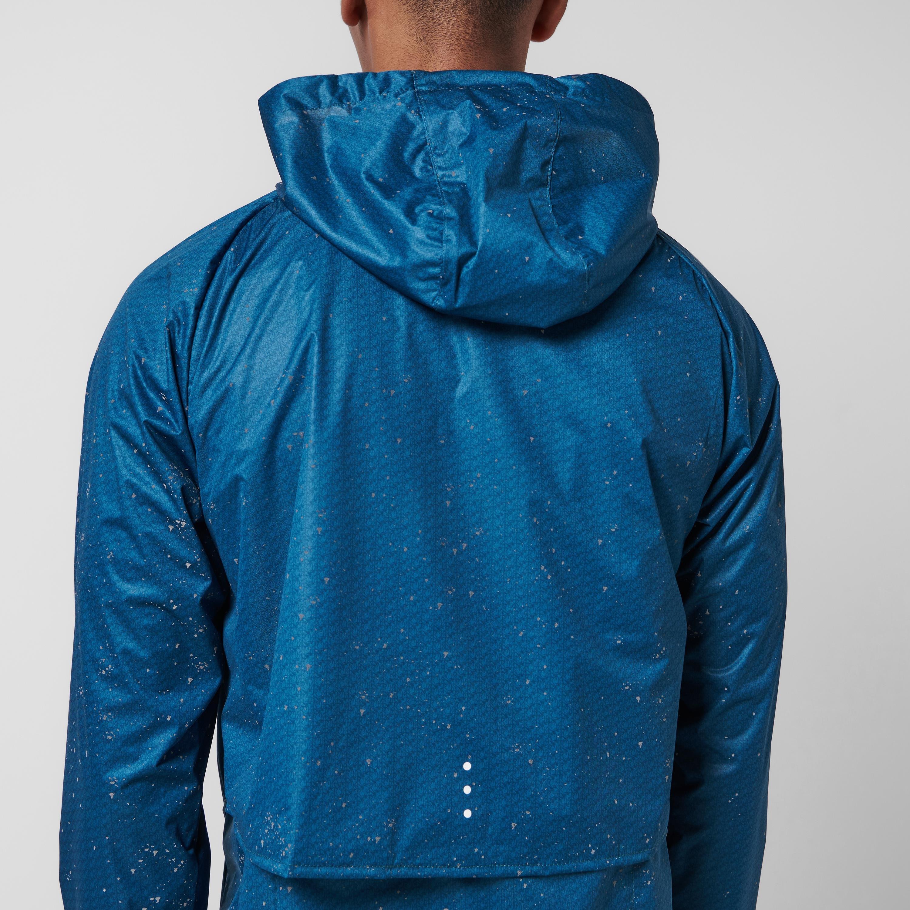 Verde azulado - Castore - Men's Triton Water Resistant Reflective Performance Training Jacket - 9