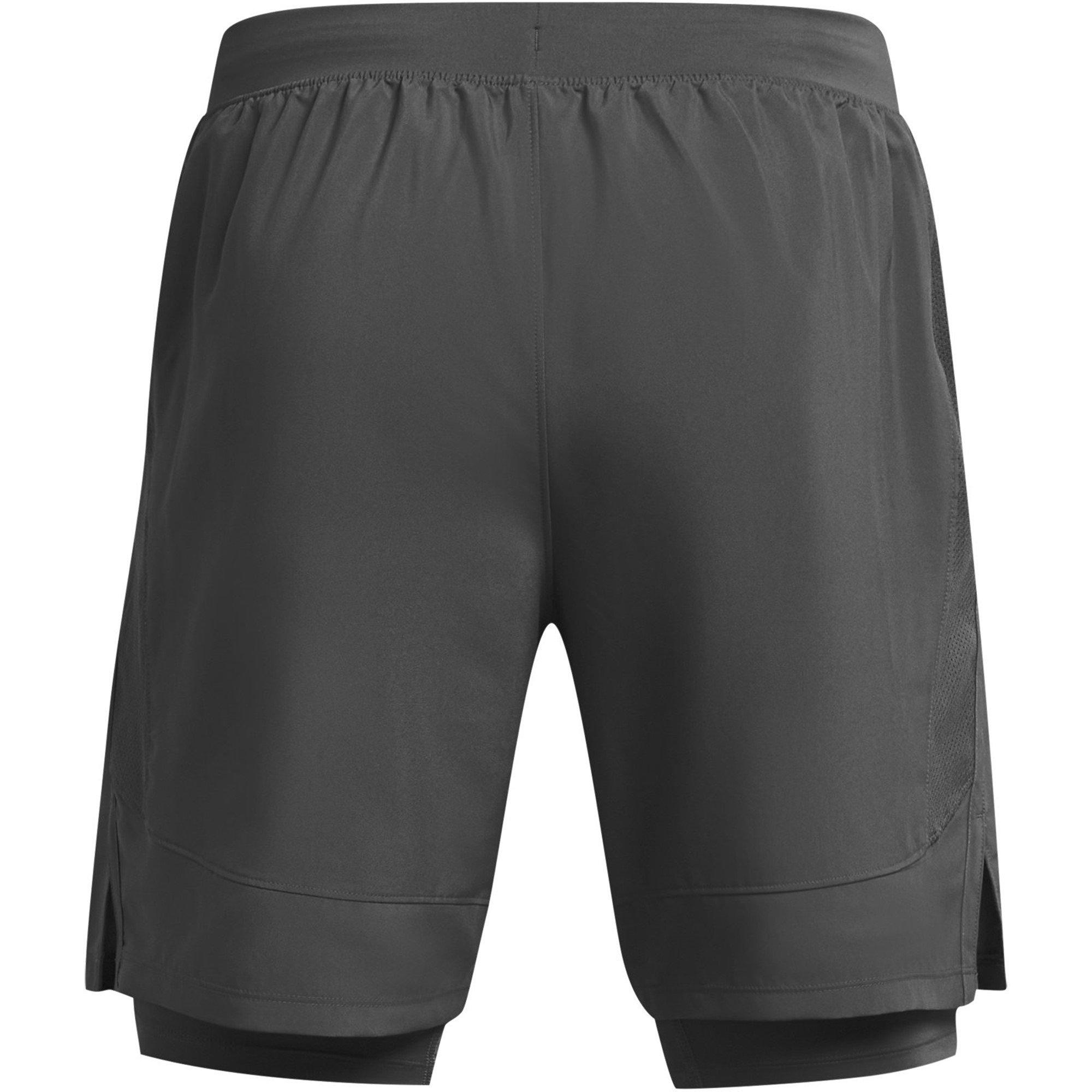 C Rock/Reflect - Under Armour - Men's UA Launch Run 2-in-1 Shorts - 2