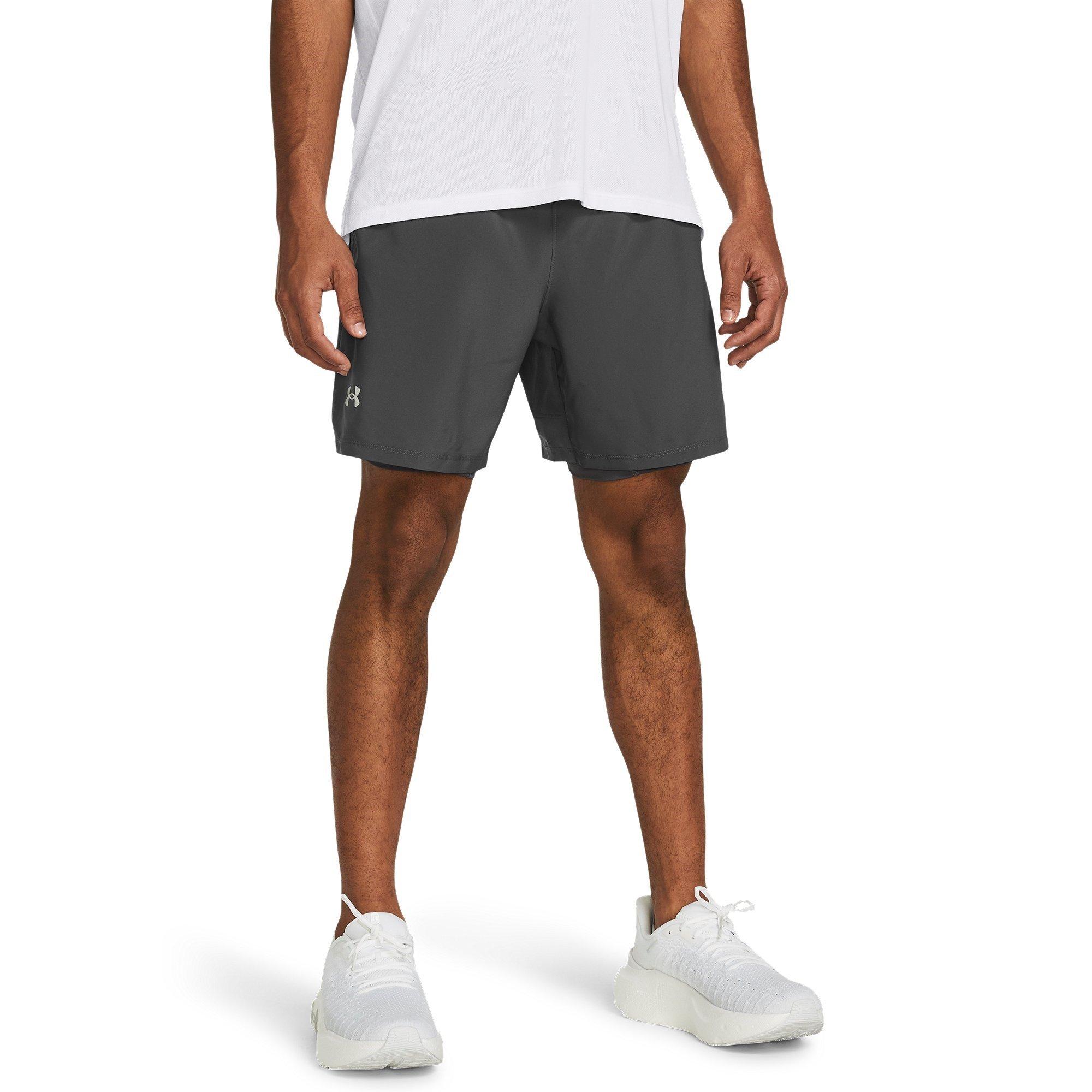 C Rock/Reflect - Under Armour - Men's UA Launch Run 2-in-1 Shorts - 3