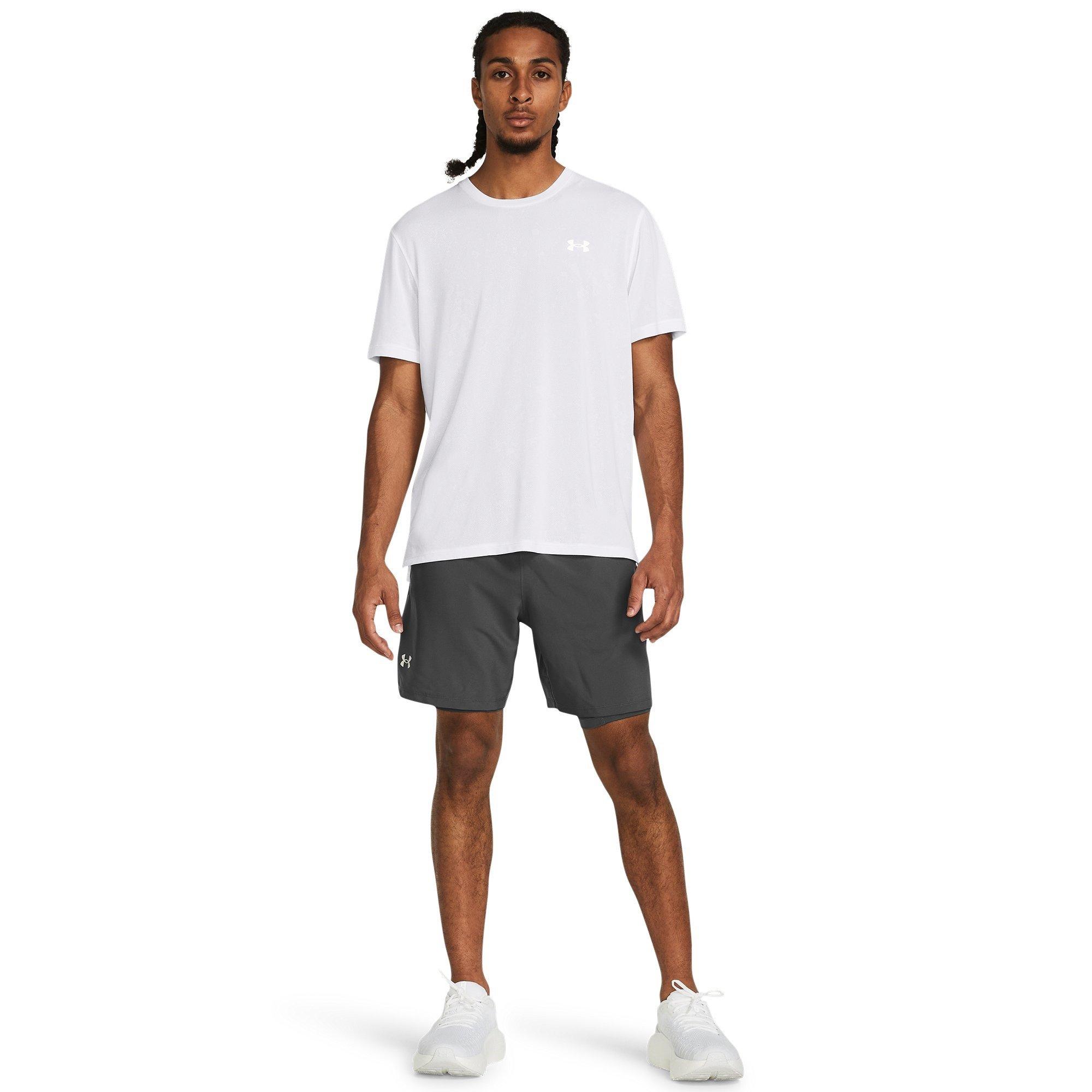 C Rock/Reflect - Under Armour - Men's UA Launch Run 2-in-1 Shorts - 7