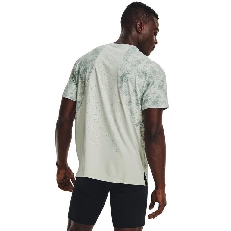 Illusion Vert - Under Armour - Under Armour Ua Iso-Chill Laser Ss Ii Running Top Mens - 3