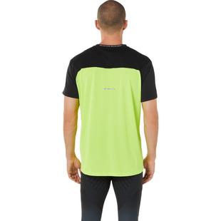 Black/Green - Asics - Race Mens Running T Shirt - 2