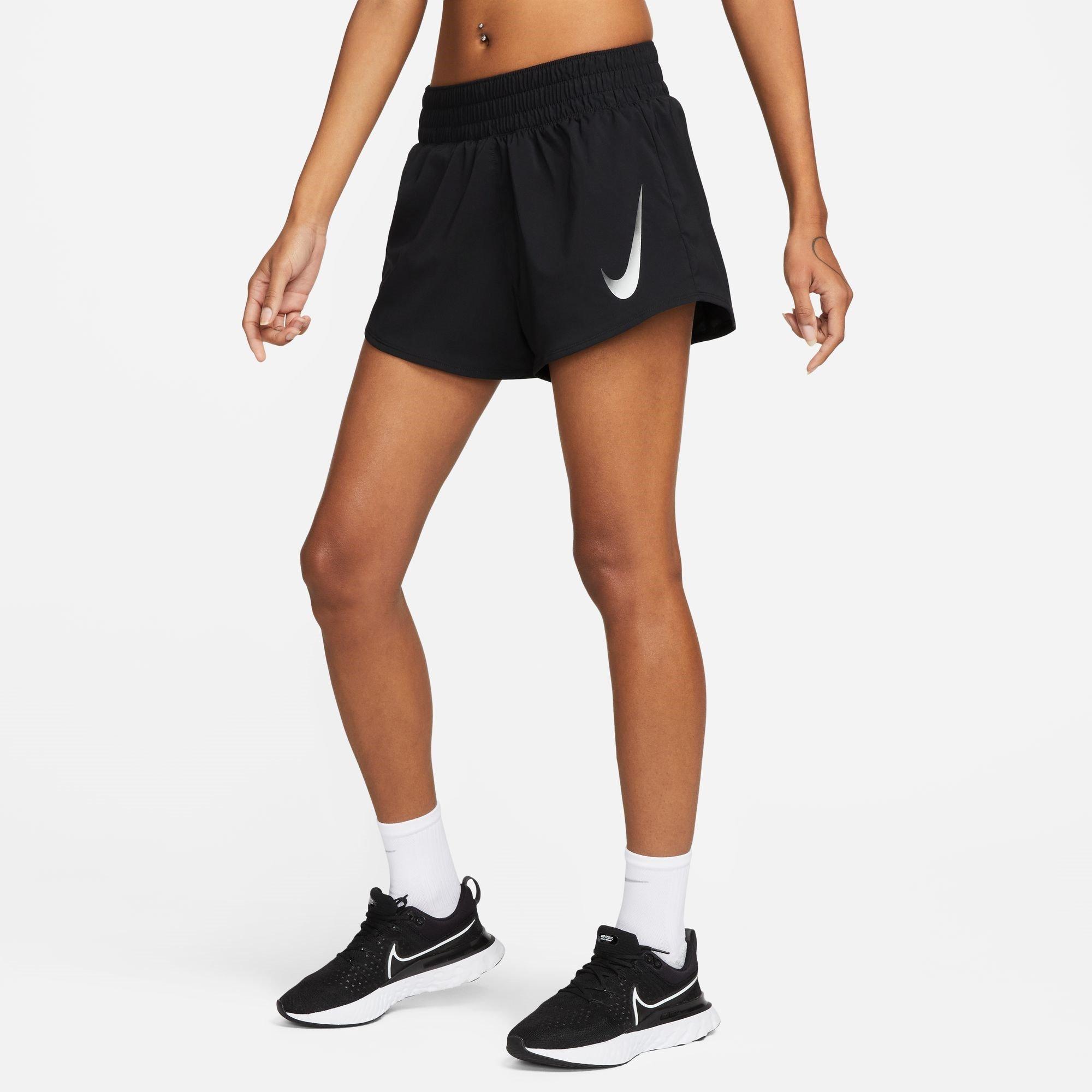 Black - Nike - Swoosh Women's Shorts - 5