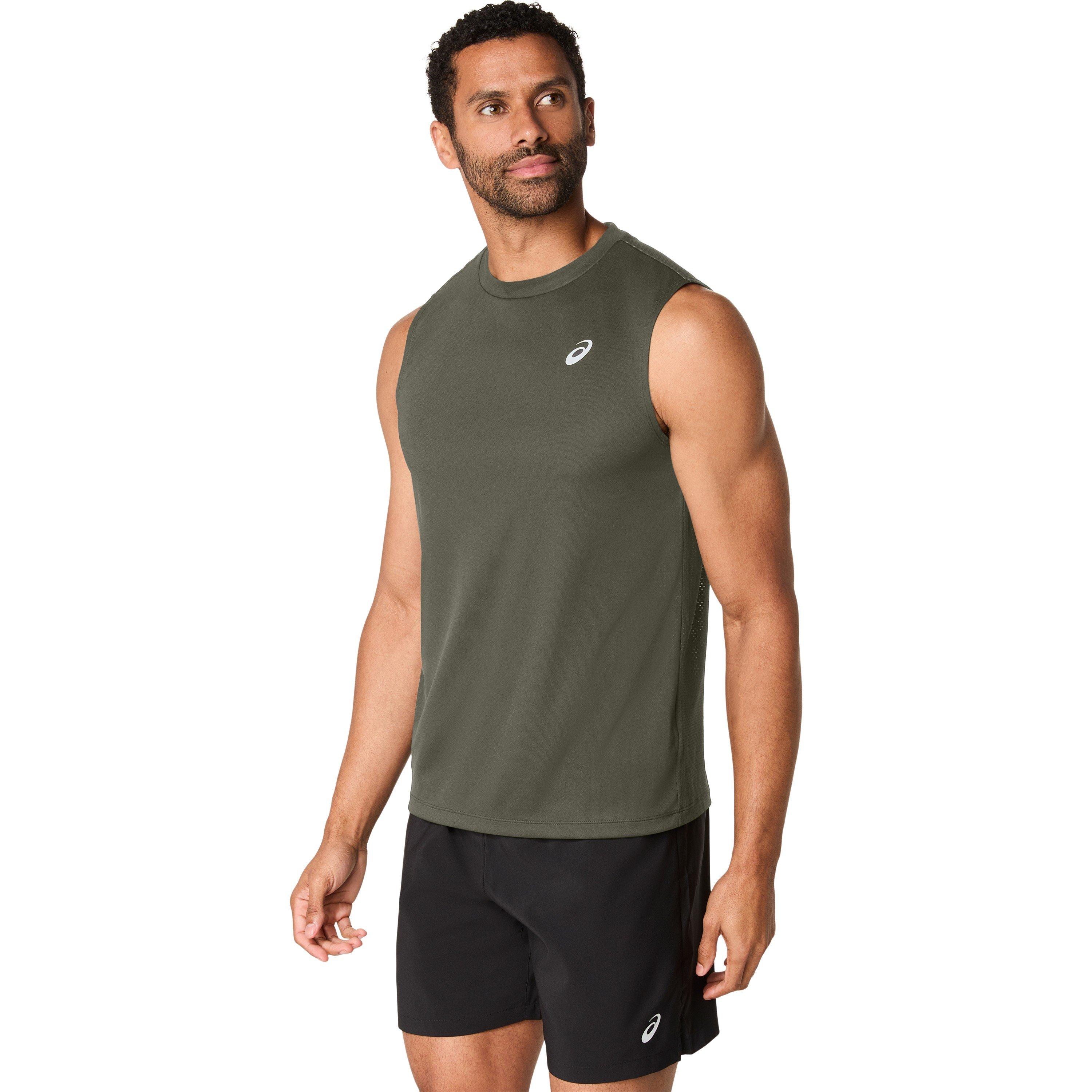 Mantle Green - Asics - Men's Performance Running Vest - 2