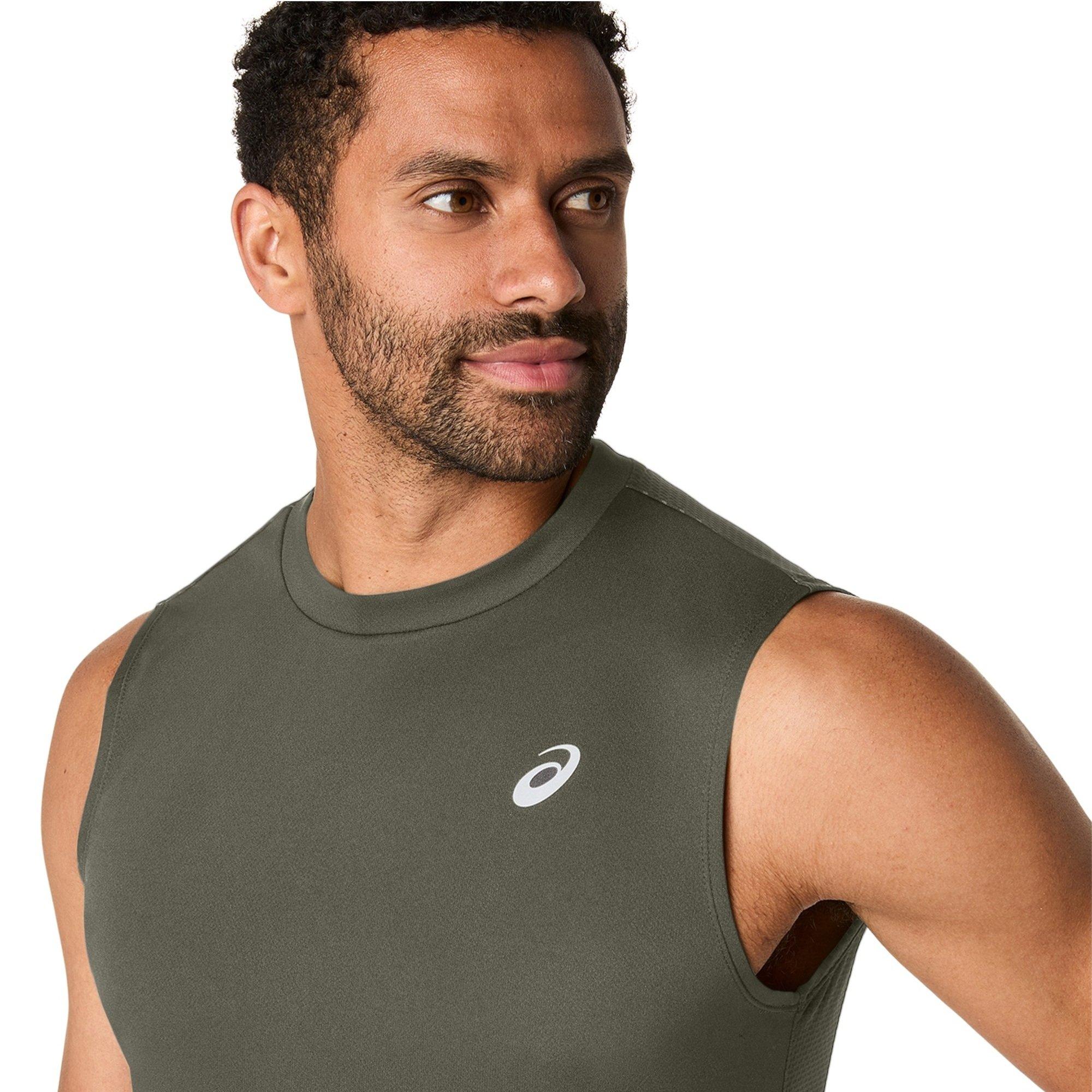 Mantle Green - Asics - Men's Performance Running Vest - 4