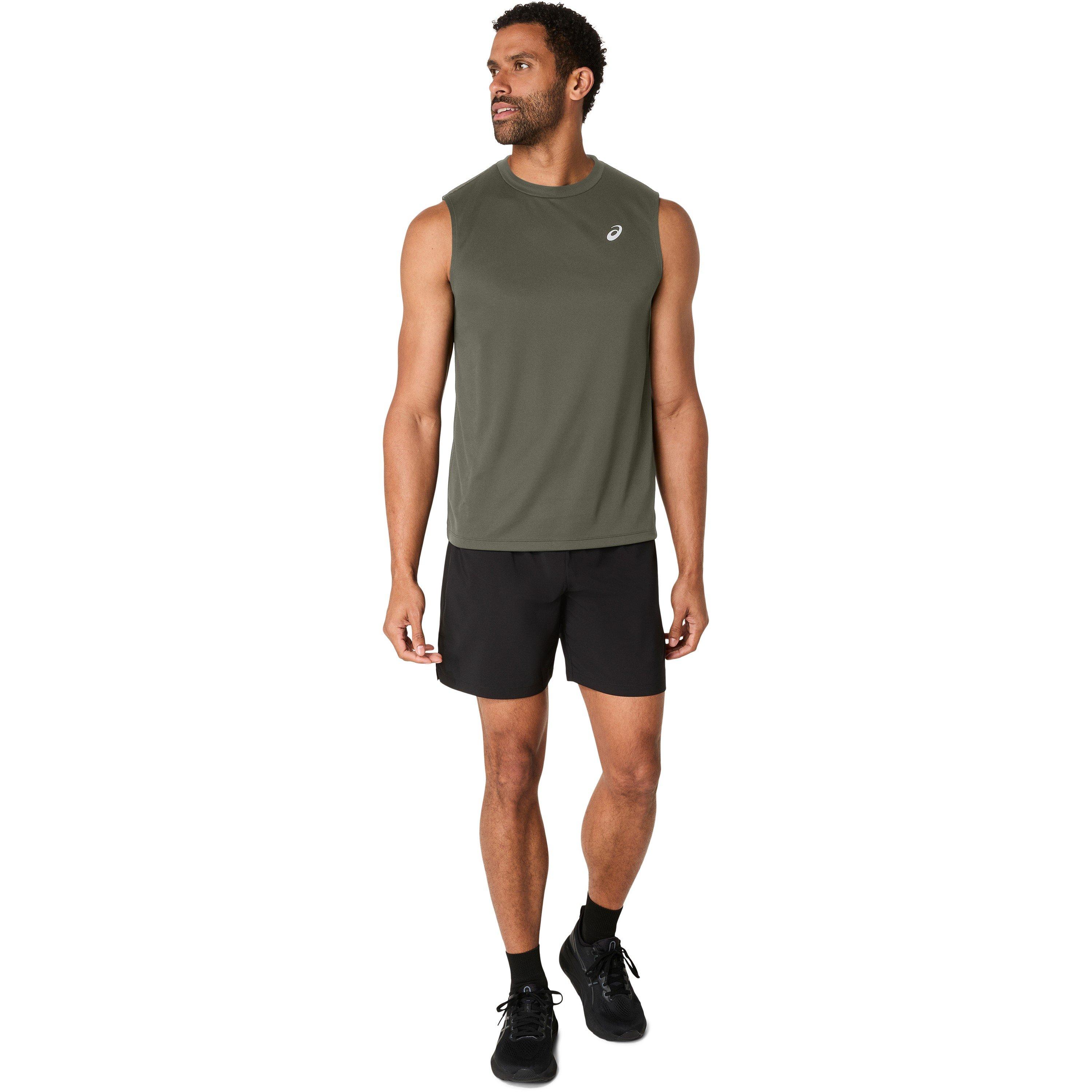 Mantle Green - Asics - Men's Performance Running Vest - 6