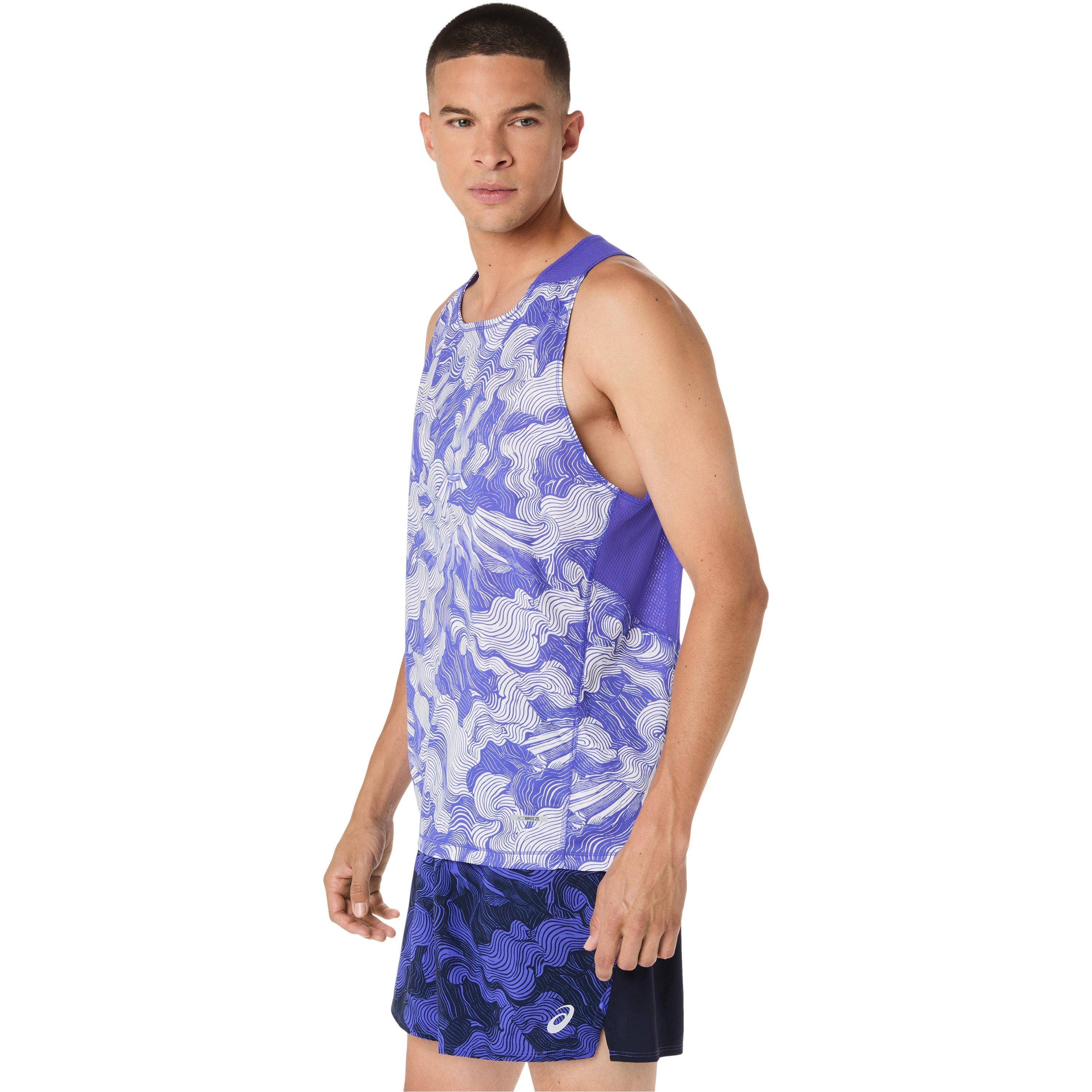 Cobalt Burst - Asics - Men's Performance Running Vest - 1