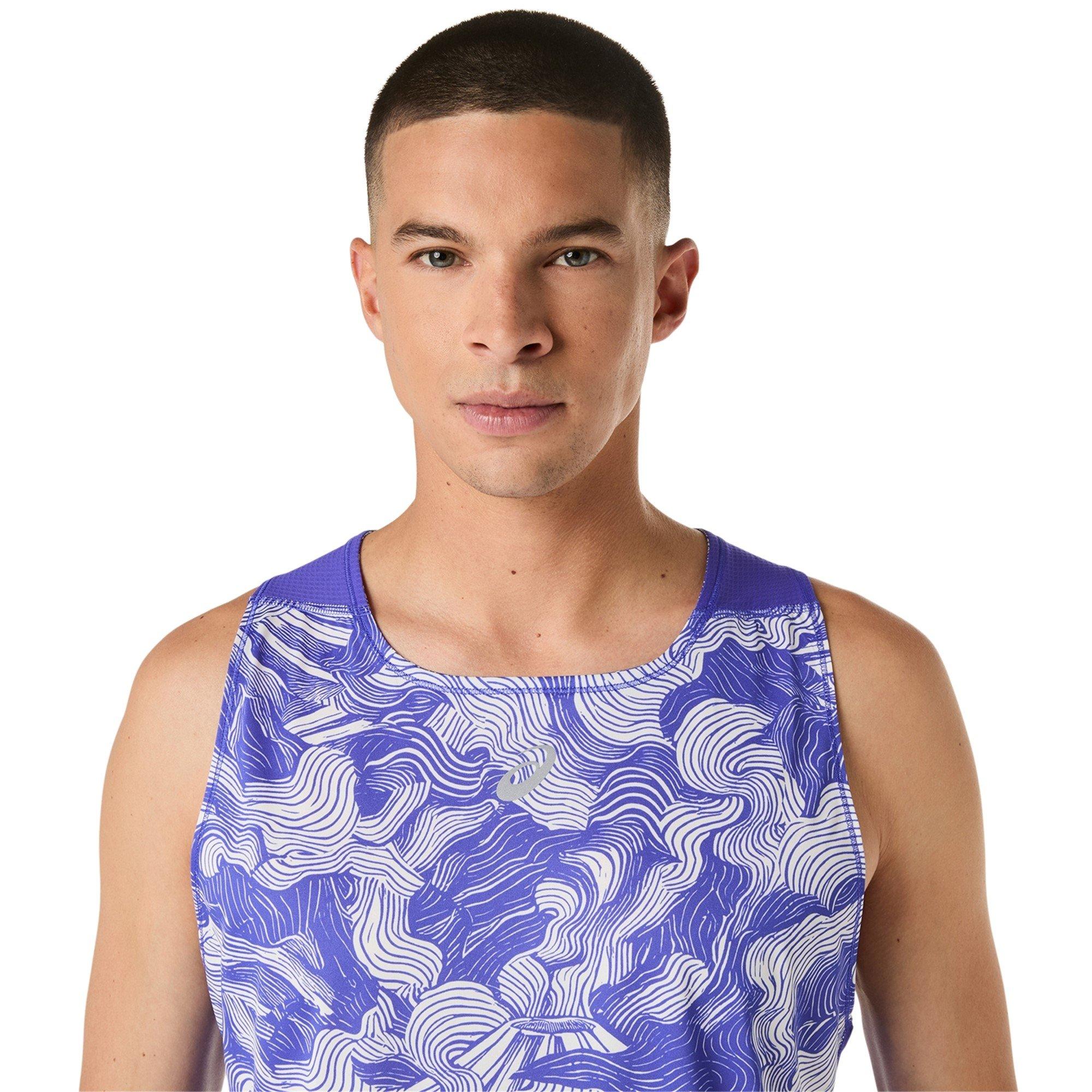 Cobalt Burst - Asics - Men's Performance Running Vest - 3